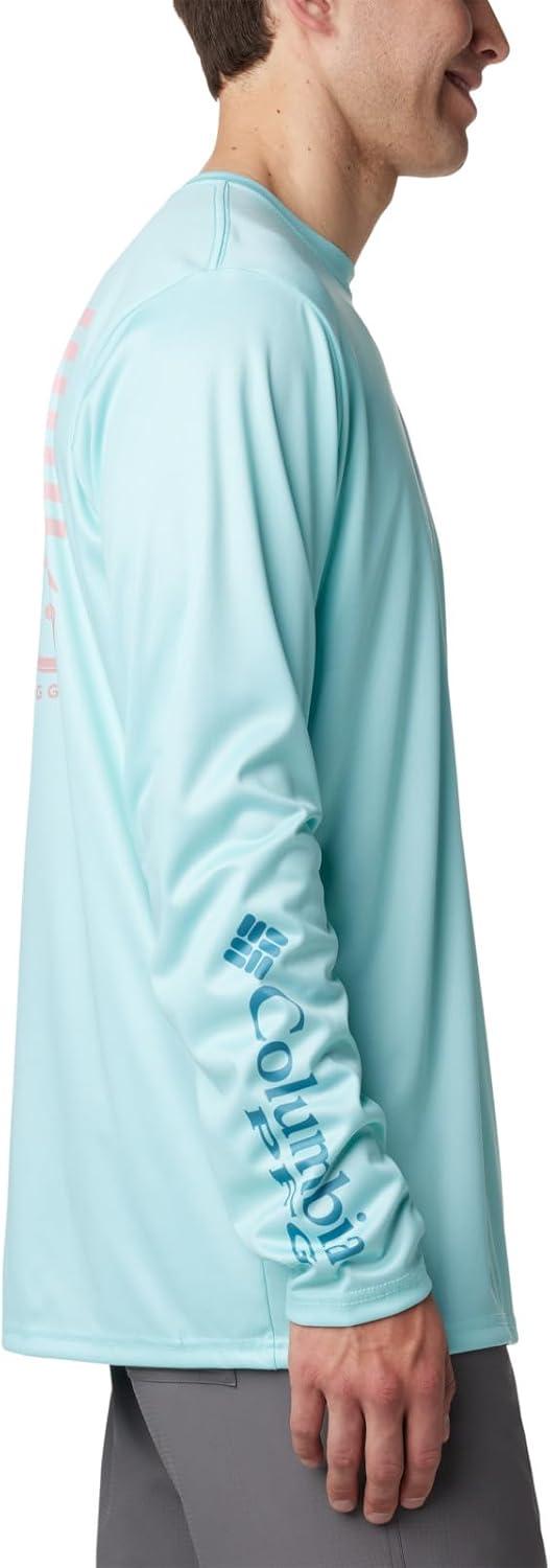 imageColumbia Mens Terminal Tackle PFG Fish Star Long SleeveGulf StreamCanyon Blue Marlin Gradient