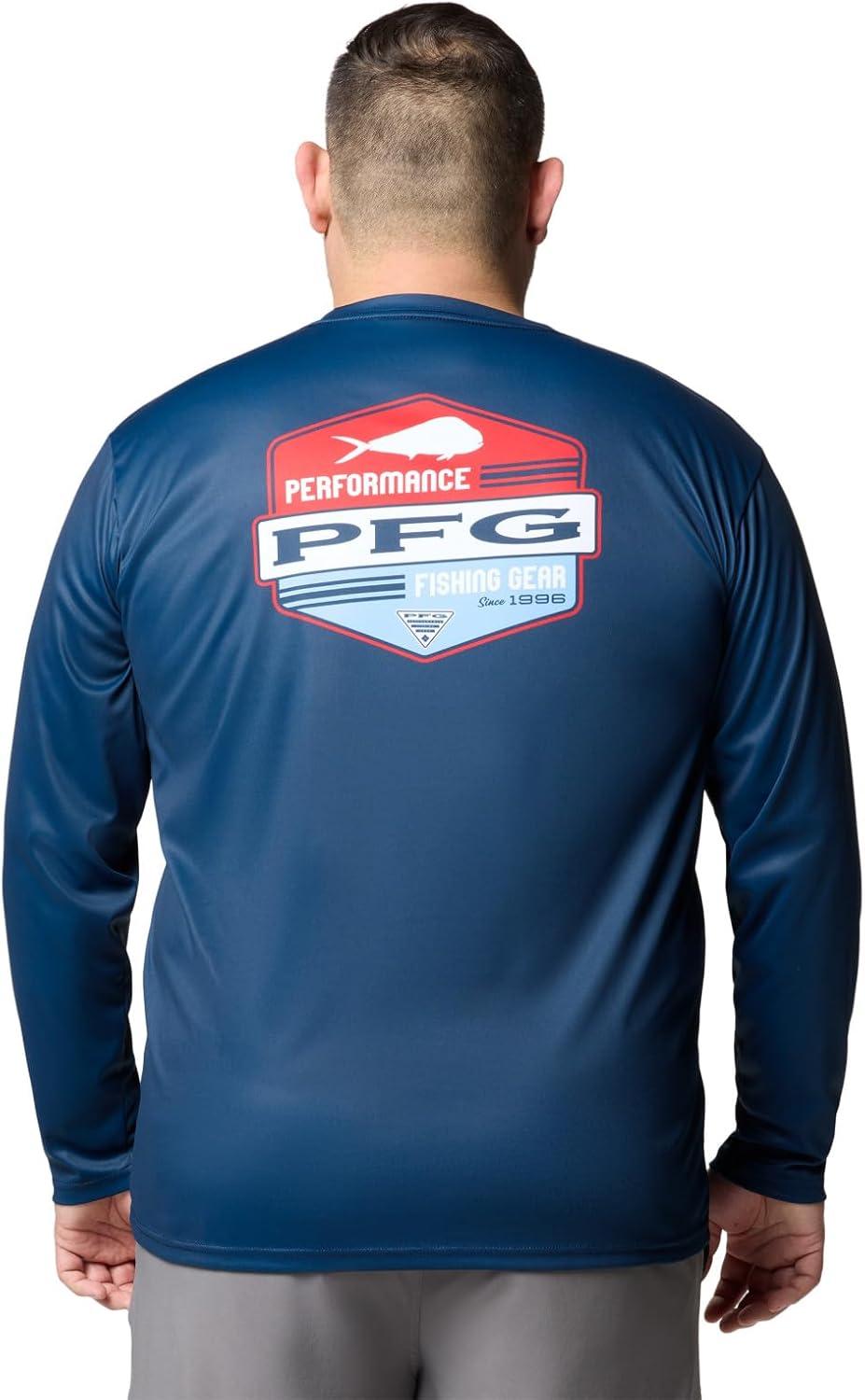 imageColumbia Mens Terminal Tackle PFG High Side Long SleeveCollegiate NavyPfg High Side Dorado