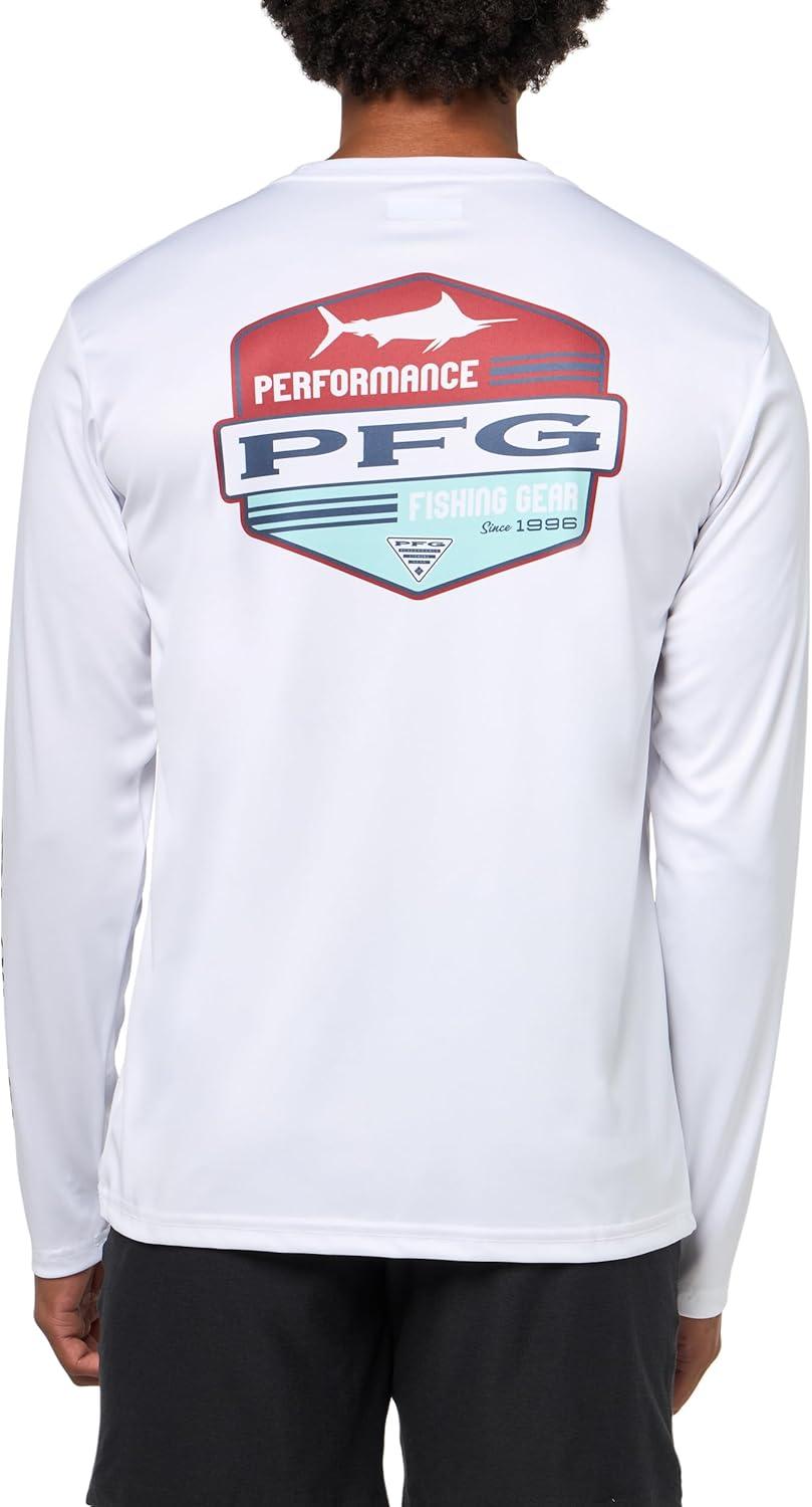 imageColumbia Mens Terminal Tackle PFG High Side Long SleeveWhitePfg High Side Marlin