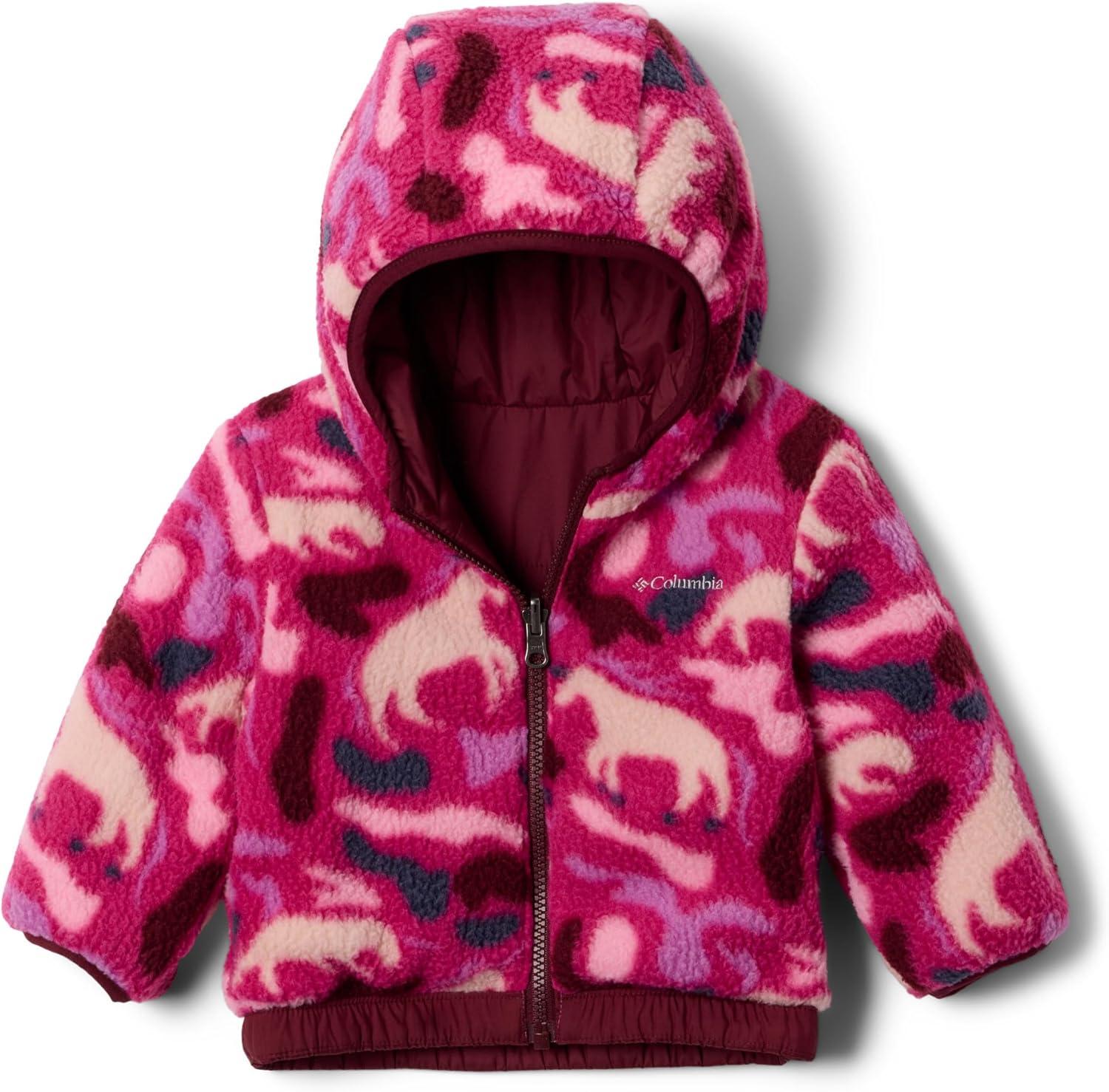 imageColumbia Unisex Baby Double Trouble III JacketRich WinePink Ice Uniflauge