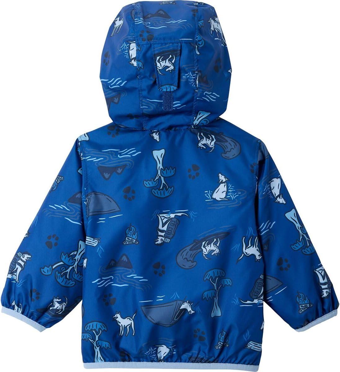imageColumbia Unisex Baby Mini Pixel Grabber III Wind JacketMountain Blue Trail Tails