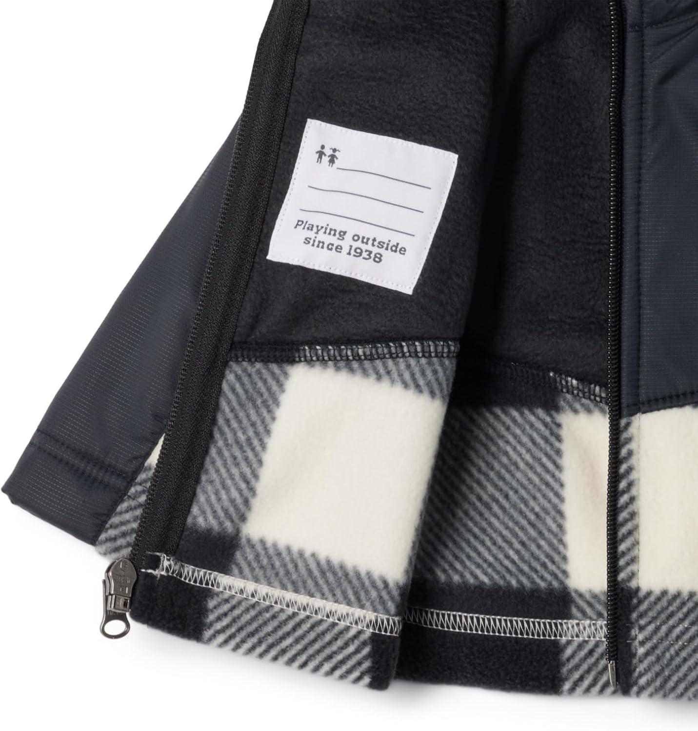 imageColumbia Unisex Baby Steens Mt Ii Overlay HoodieChalk CheckBlack