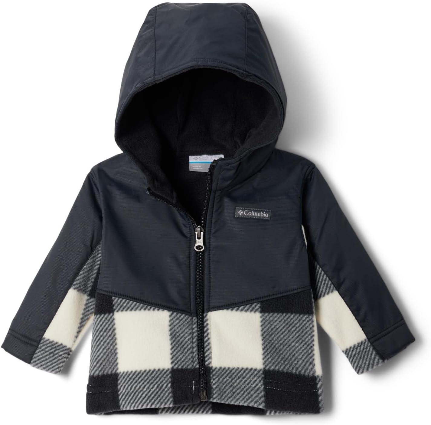 imageColumbia Unisex Baby Steens Mt Ii Overlay HoodieChalk CheckBlack