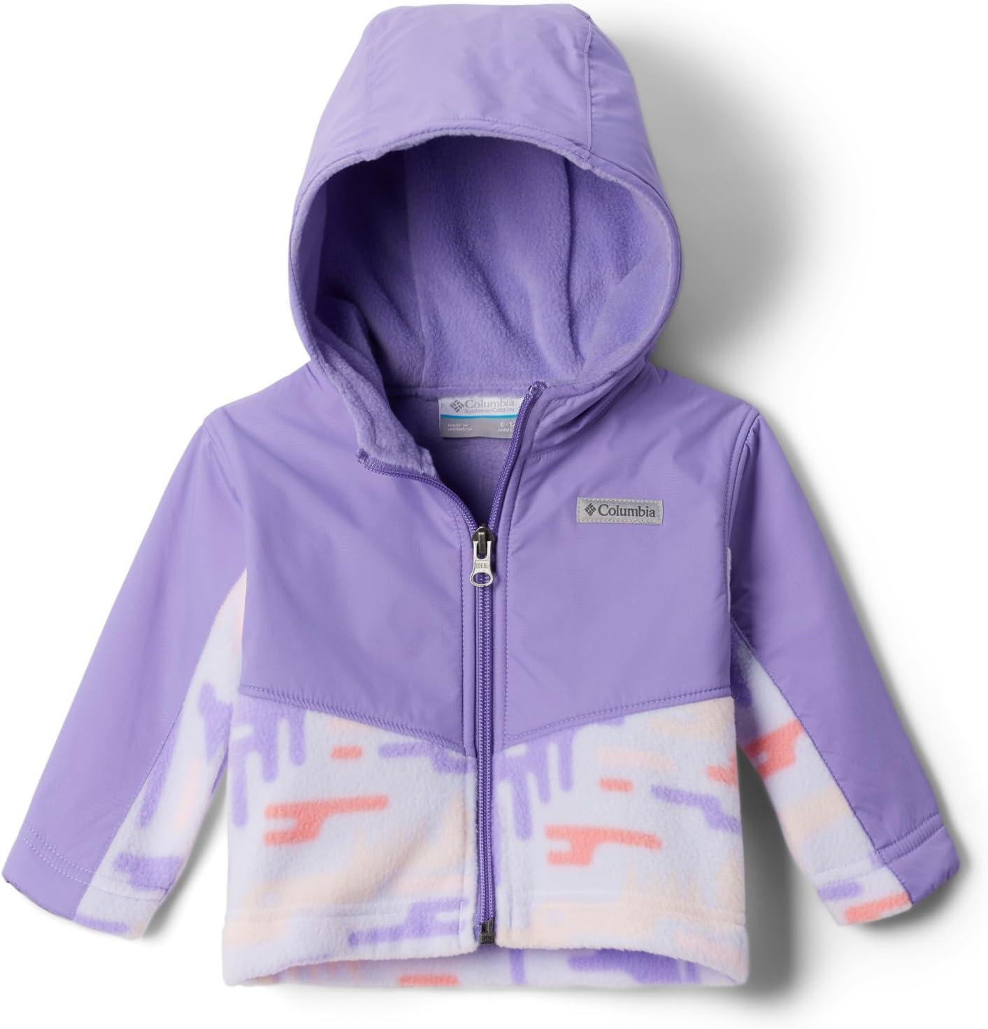 imageColumbia Unisex Baby Steens Mt Ii Overlay HoodieSnowdrift HighlandPaisley Purple