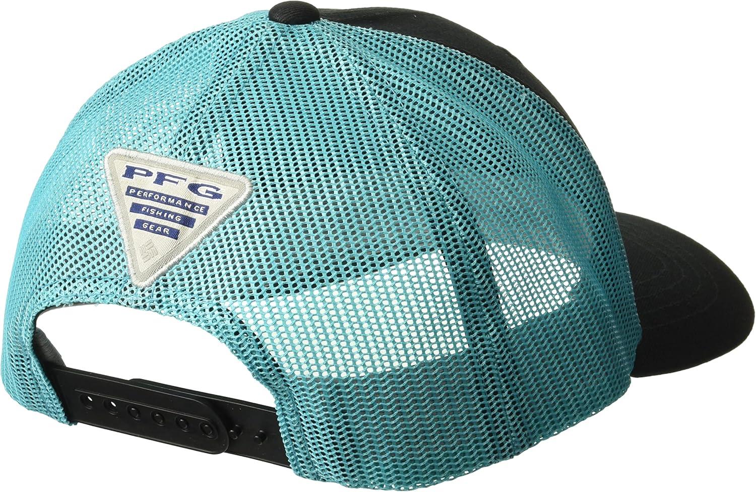 imageColumbia Unisex Kids PFG Fish Flag Snap BackBlackOcean Teal