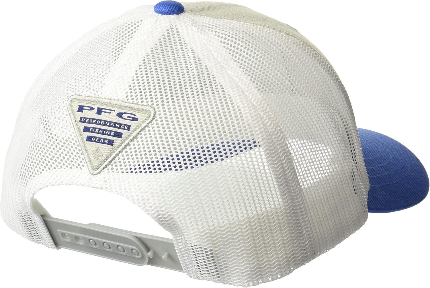 imageColumbia Unisex Kids PFG Fish Flag Snap BackCool GreyVivid Blue