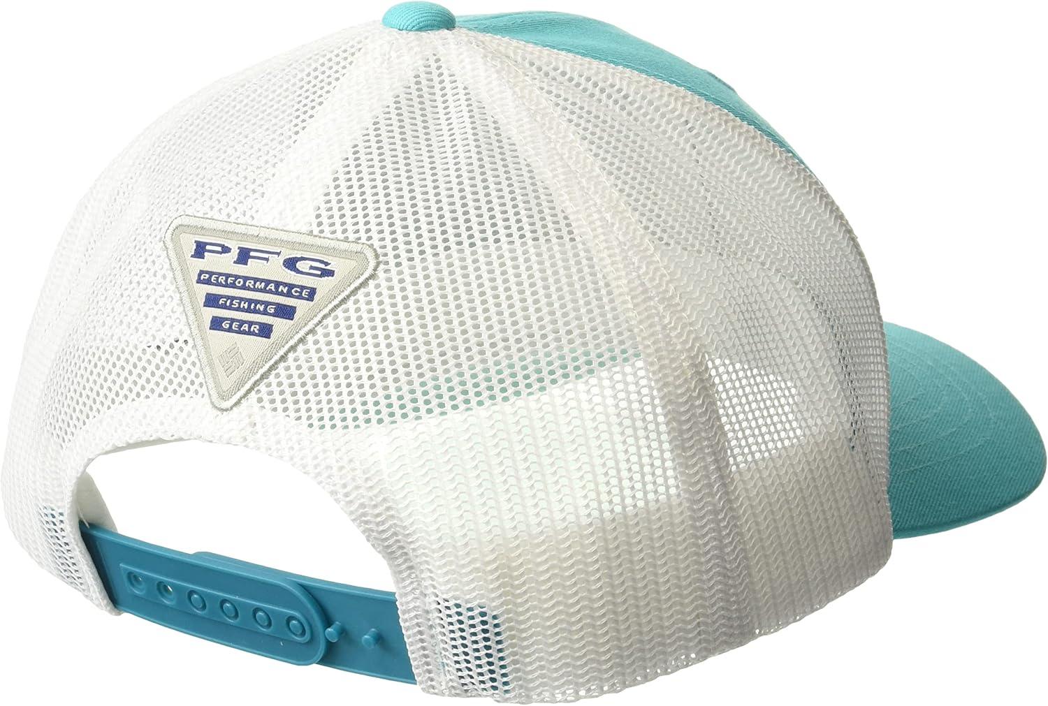 imageColumbia Unisex Kids PFG Fish Flag Snap BackOcean TealWhite