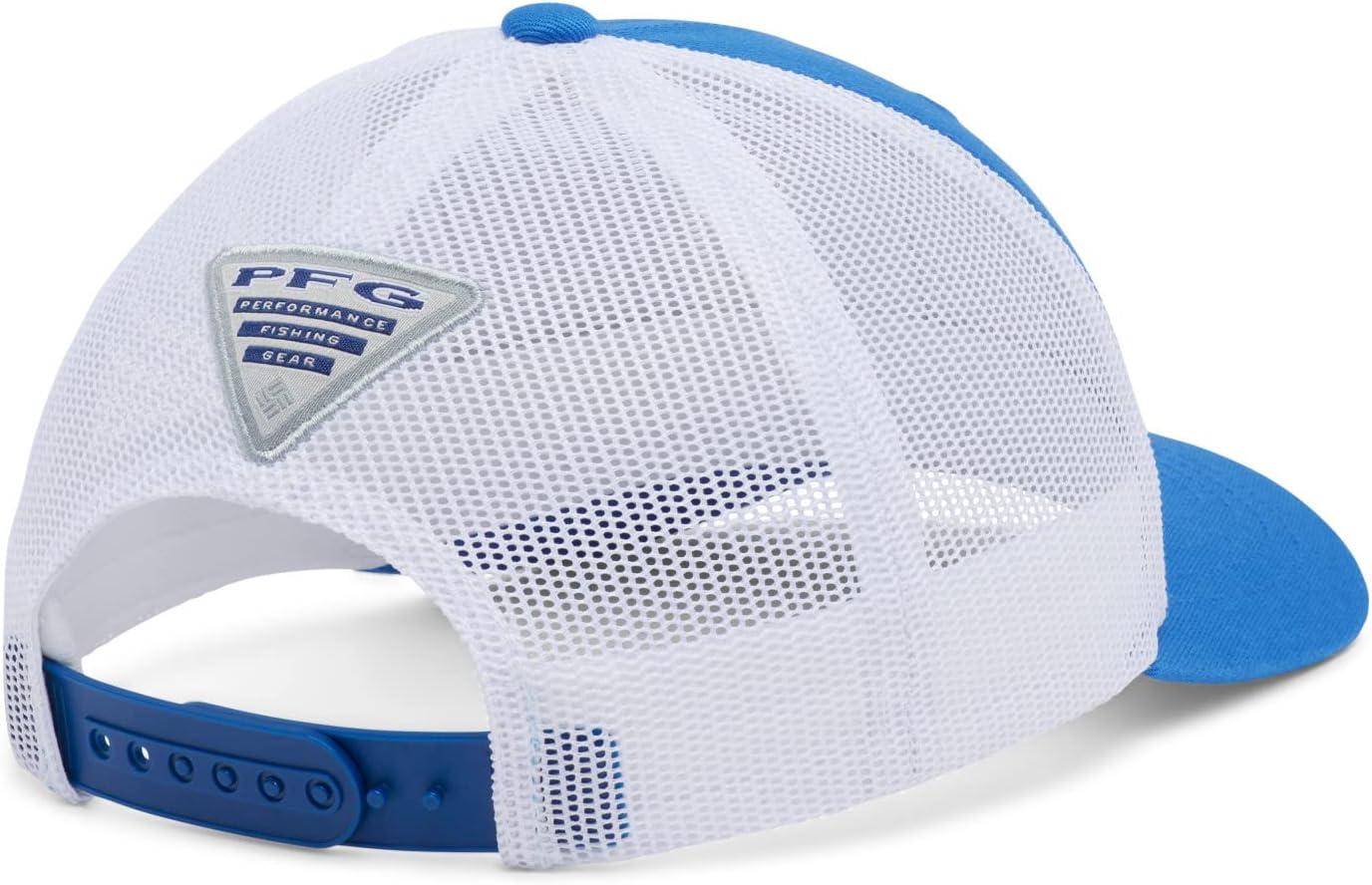 imageColumbia Unisex Kids PFG Fish Flag Snap BackVivid BlueWhite