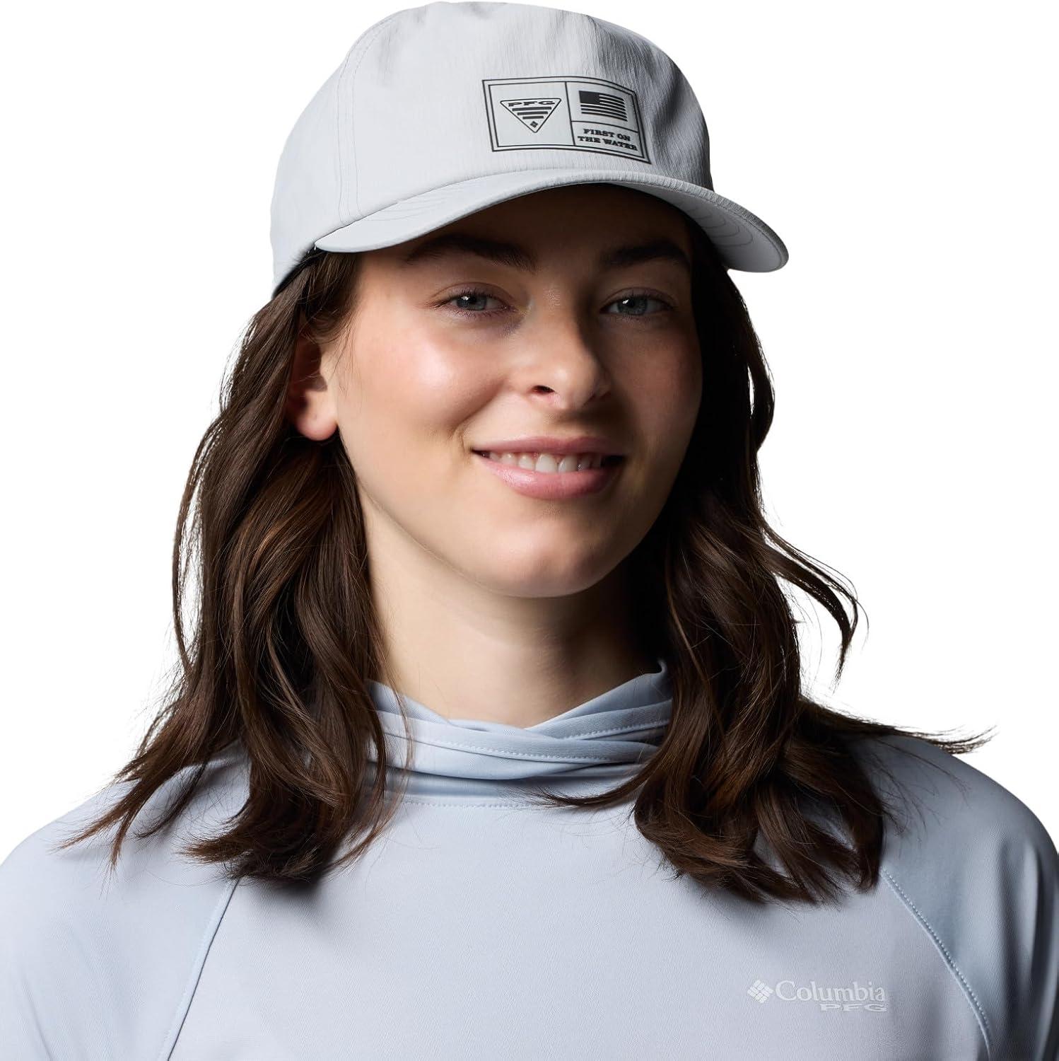 imageColumbia UnisexAdult PFG Outcast 3D Stretch Snap BackCool Grey