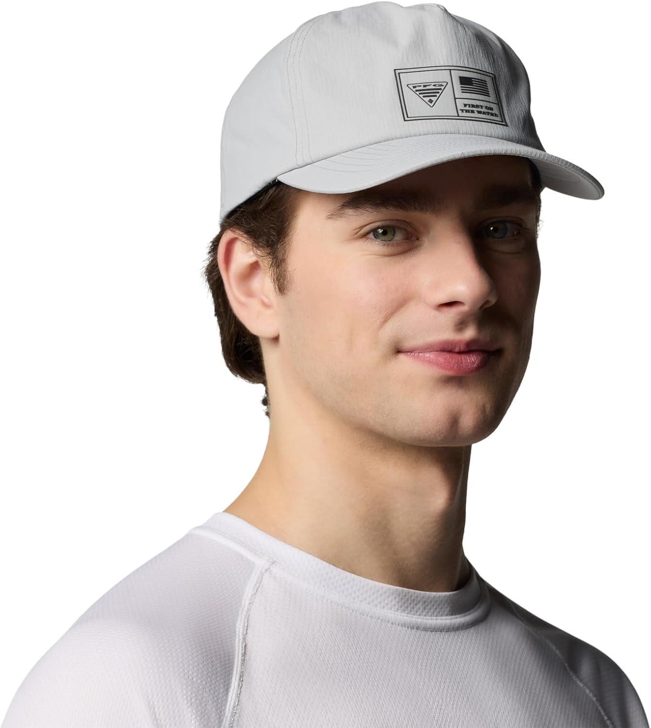 imageColumbia UnisexAdult PFG Outcast 3D Stretch Snap BackCool Grey