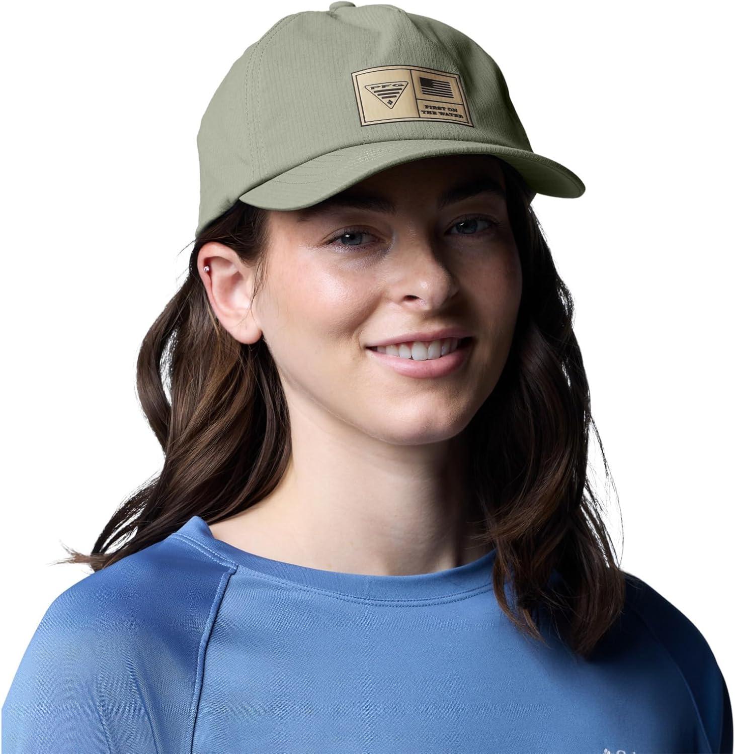 imageColumbia UnisexAdult PFG Outcast 3D Stretch Snap BackCypress