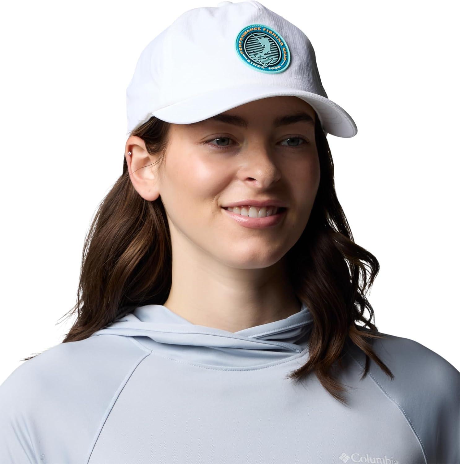 imageColumbia UnisexAdult PFG Outcast 3D Stretch Snap BackWhite