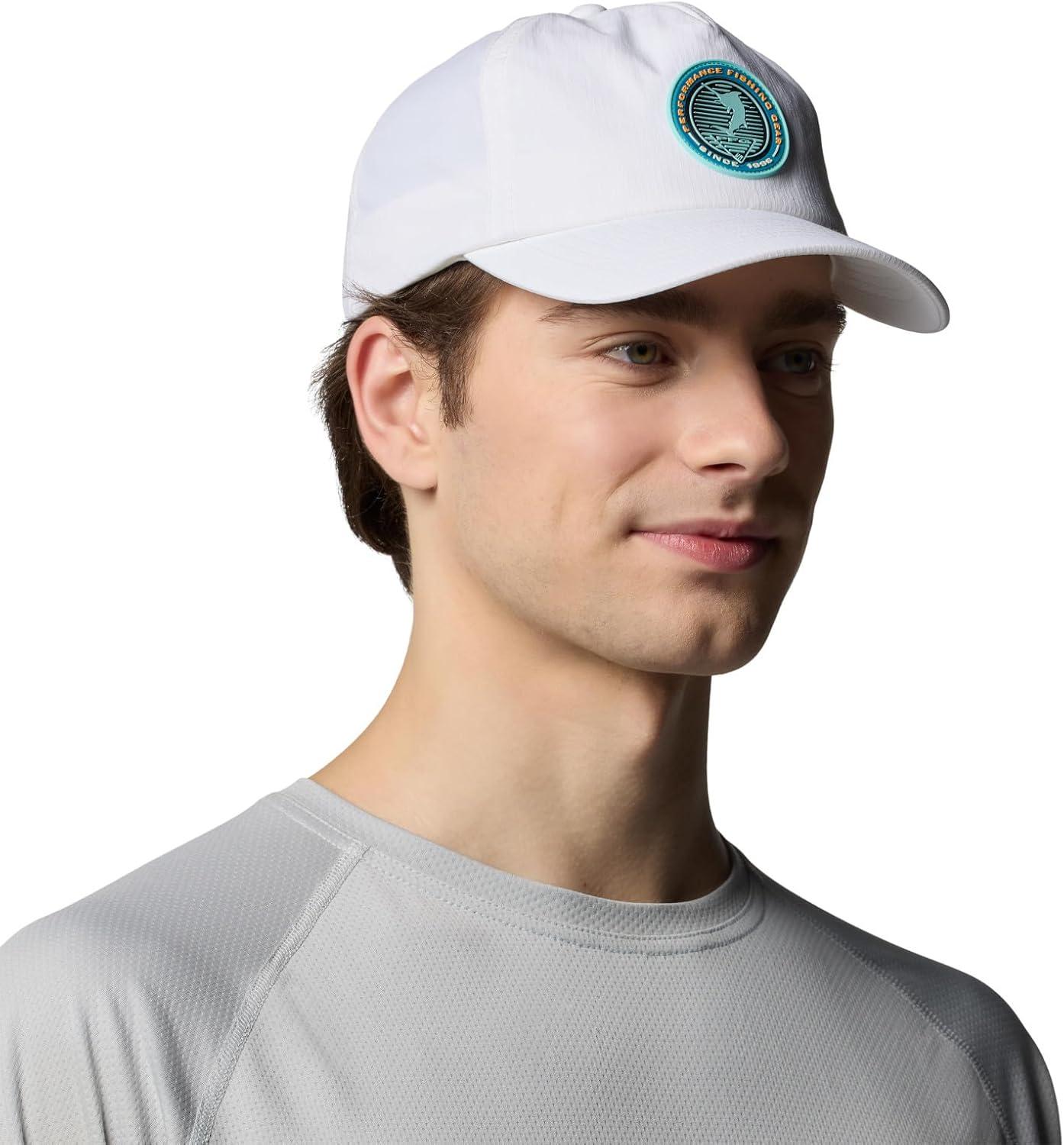 imageColumbia UnisexAdult PFG Outcast 3D Stretch Snap BackWhite