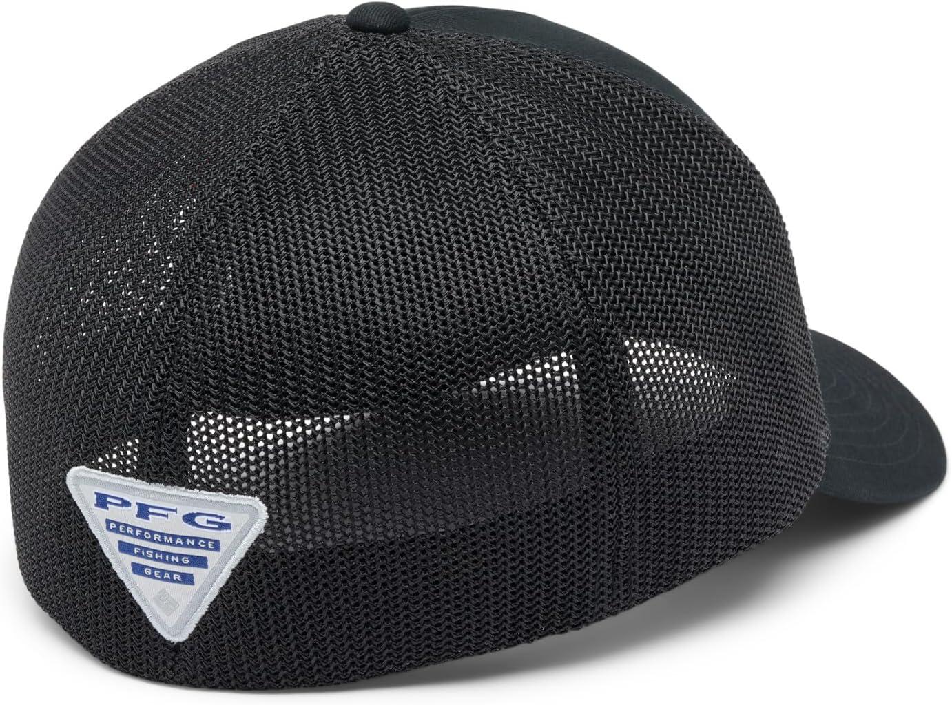 imageColumbia UnisexAdult PFG Statetriot Mesh Ball CapBlackBlackUsa Patch