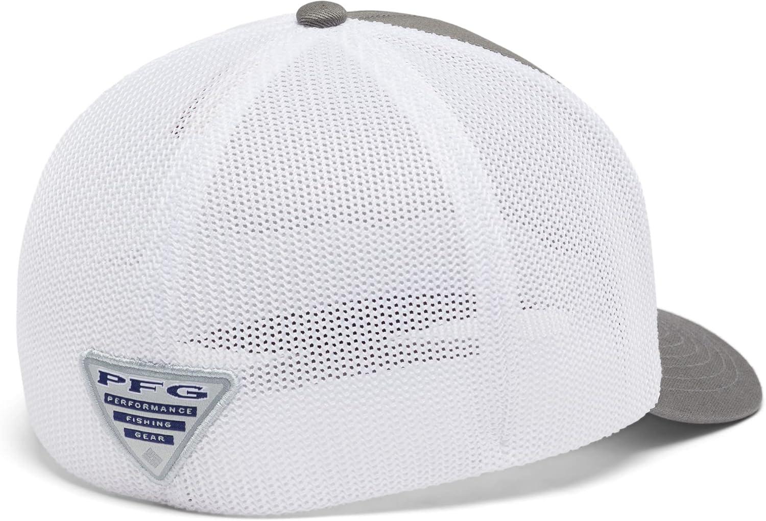 imageColumbia UnisexAdult PFG Statetriot Mesh Ball CapCity GreyFl Patch