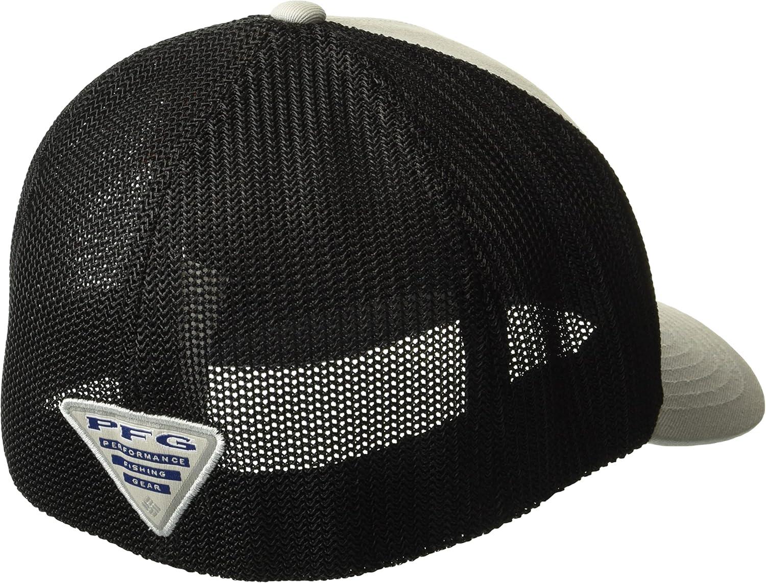 imageColumbia UnisexAdult PFG Statetriot Mesh Ball CapCool GreyBlackMs Patch