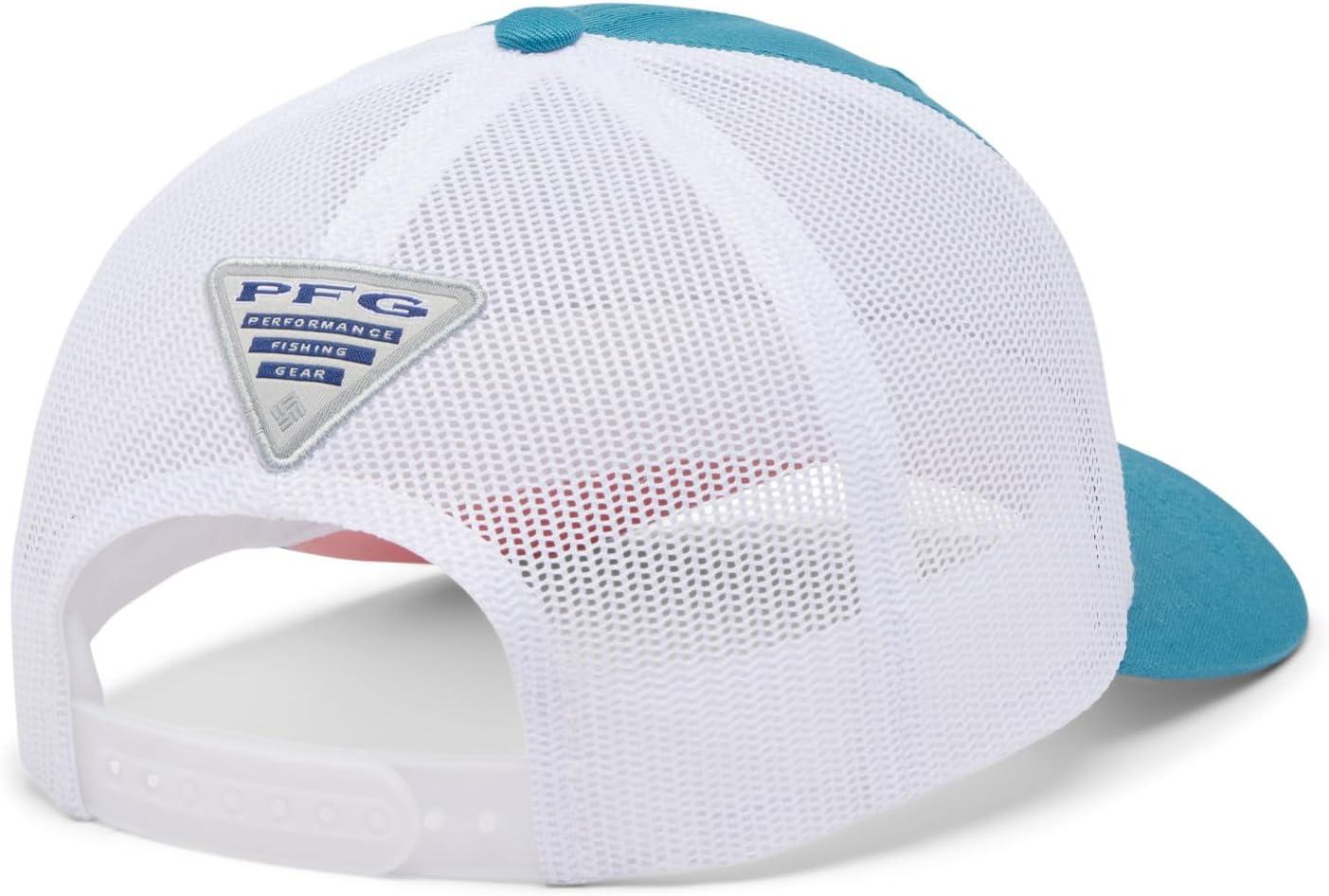 imageColumbia Womens PFG Fish Flag Snap BackCanyon BlueWhiteFish Friends