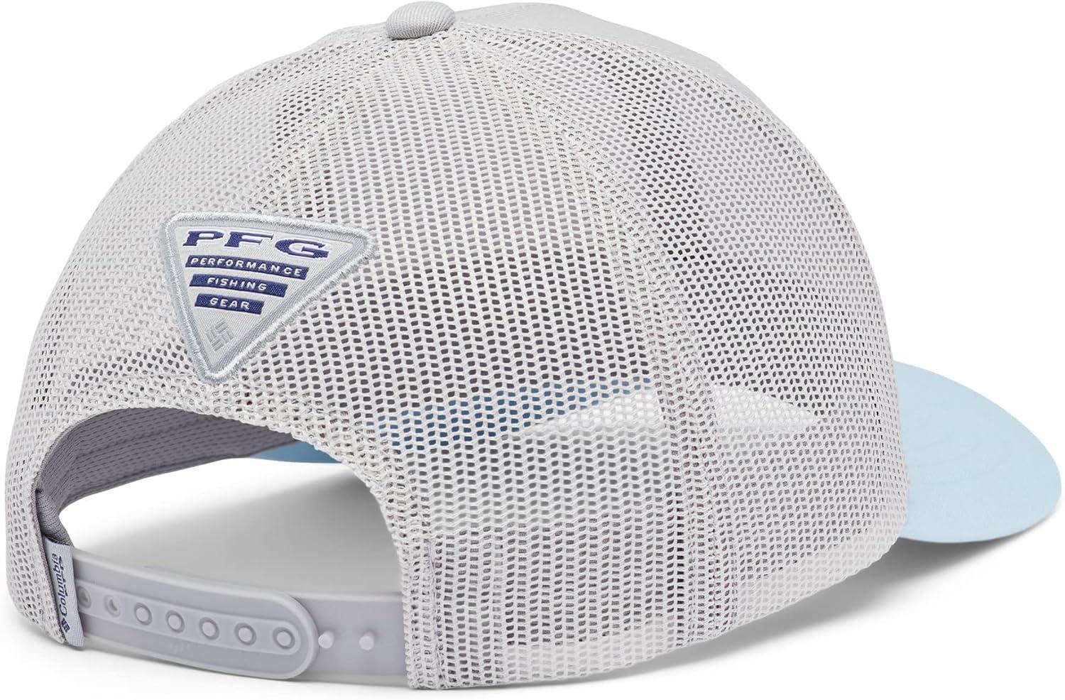 imageColumbia Womens PFG Fish Flag Snap BackCool GreySpring BlFish Friends Flag