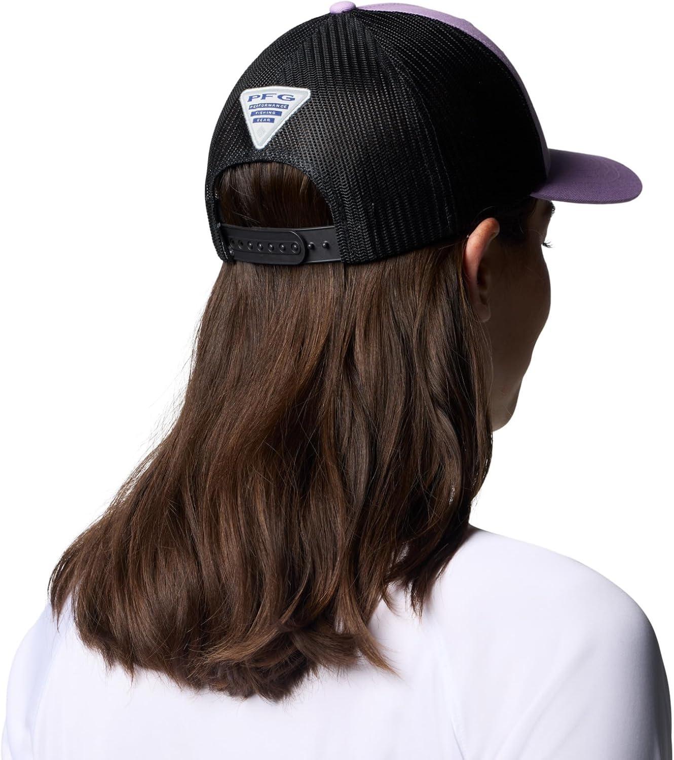imageColumbia Womens PFG Fish Flag Snap BackHydrangeaBlackFish Friends Flag
