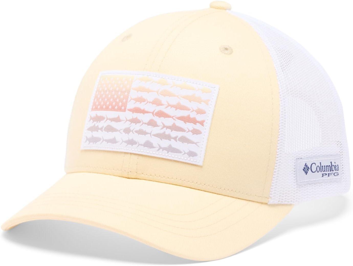 imageColumbia Womens PFG Fish Flag Snap BackLemon WashFish Fade Flag