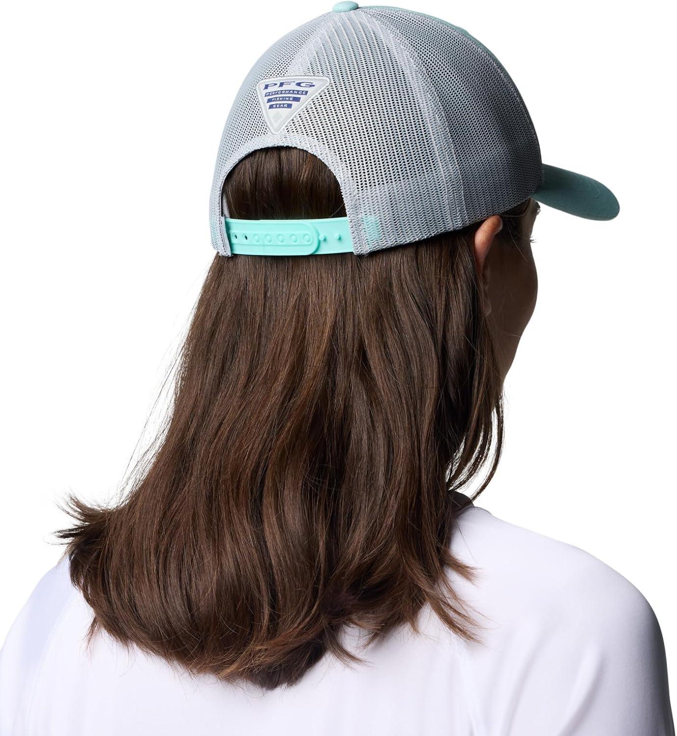 imageColumbia Womens PFG Fish Flag Snap BackSprayCool GreyFish Fade Flag