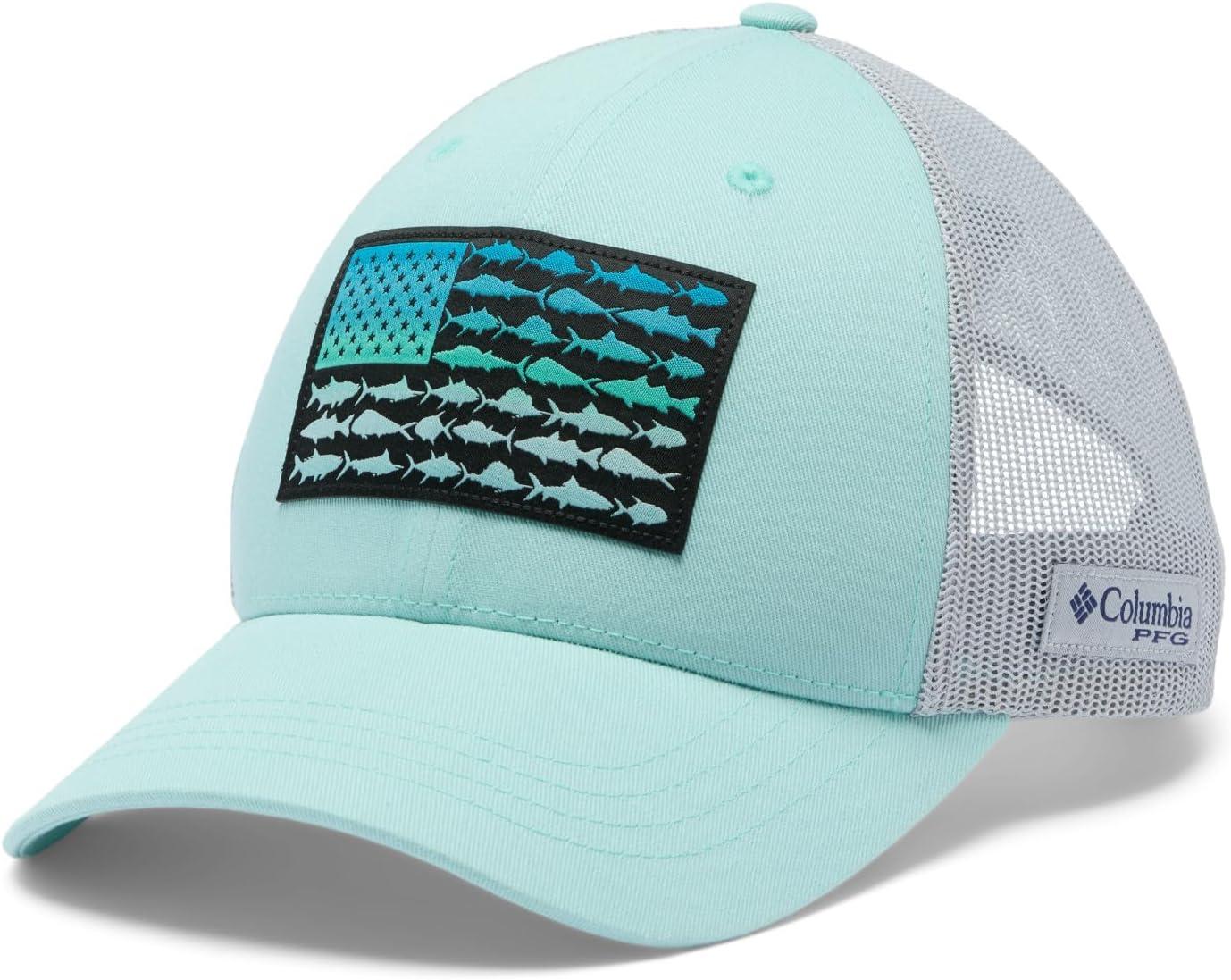 imageColumbia Womens PFG Fish Flag Snap BackSprayCool GreyFish Fade Flag