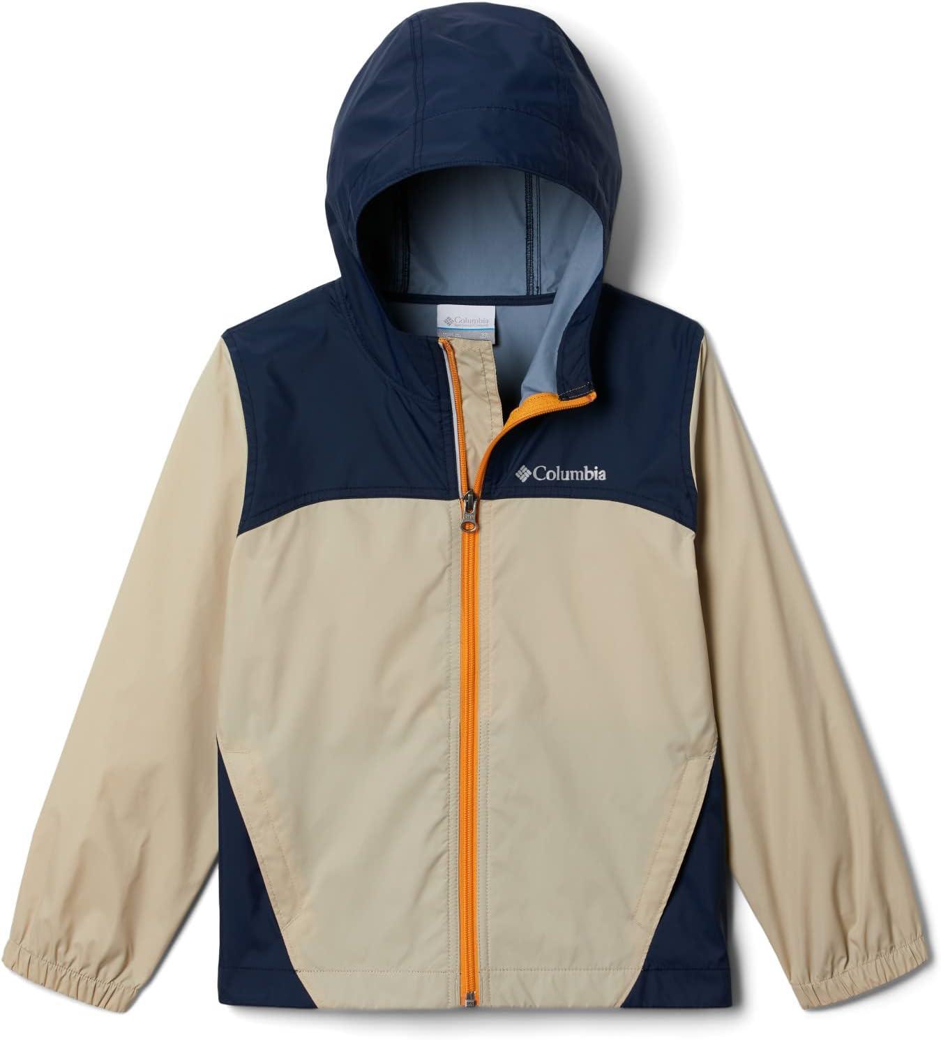 imageColumbia Youth Boys Glennaker Rain JacketAncient FossilCollegiate Navy