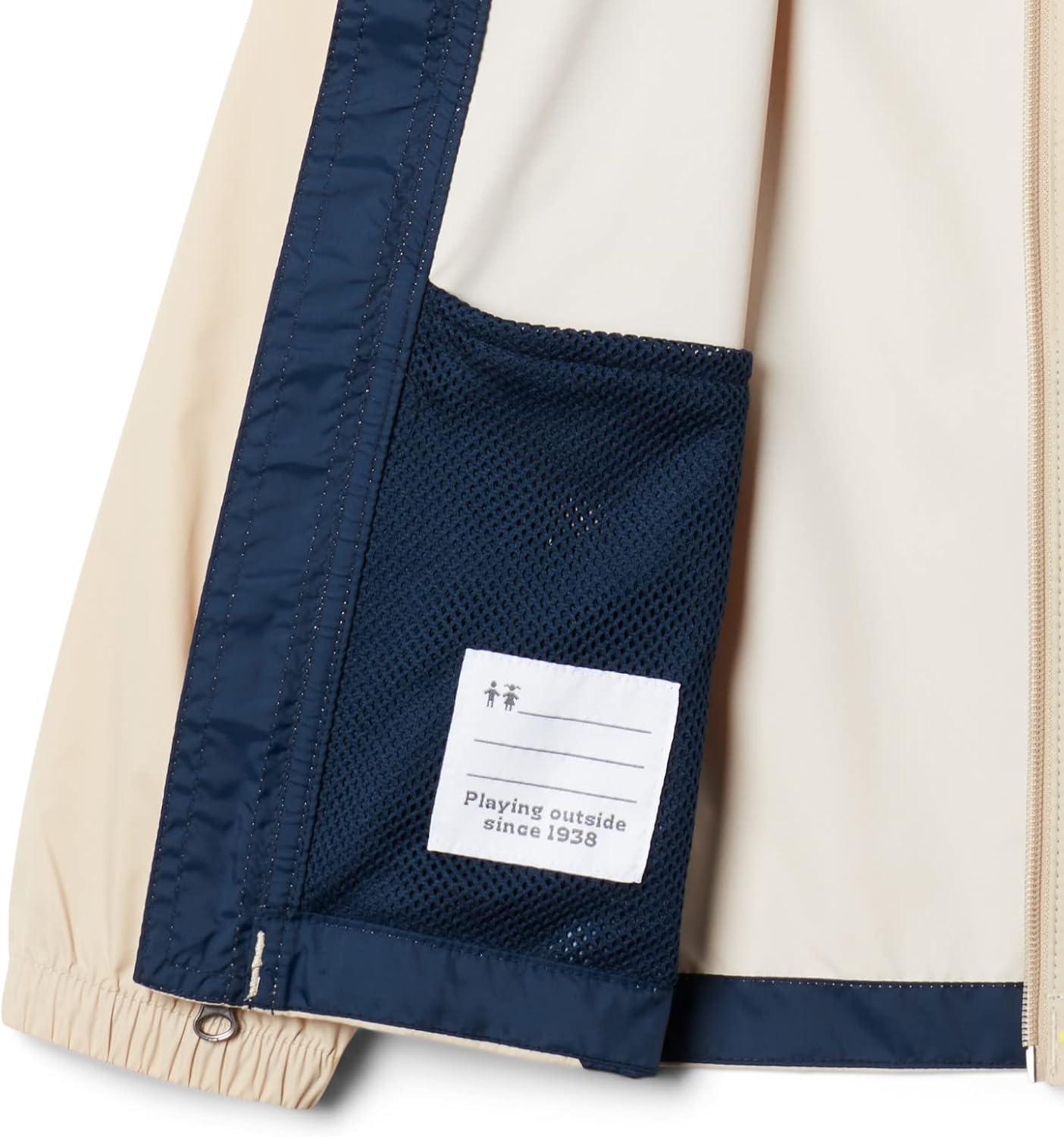imageColumbia Youth Boys Glennaker Rain JacketAncient FossilCollegiate Navy