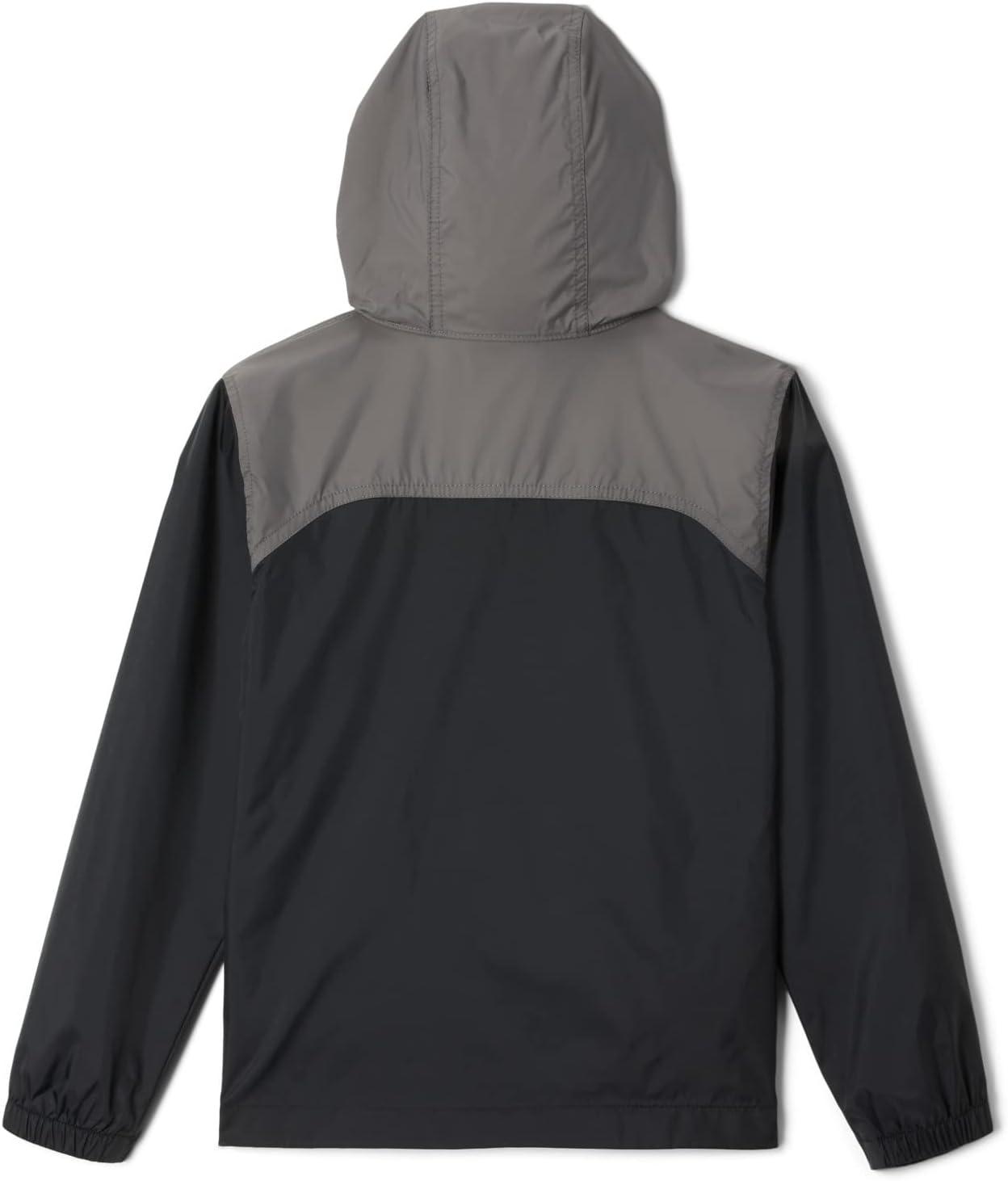 imageColumbia Youth Boys Glennaker Rain JacketBlackCity Grey