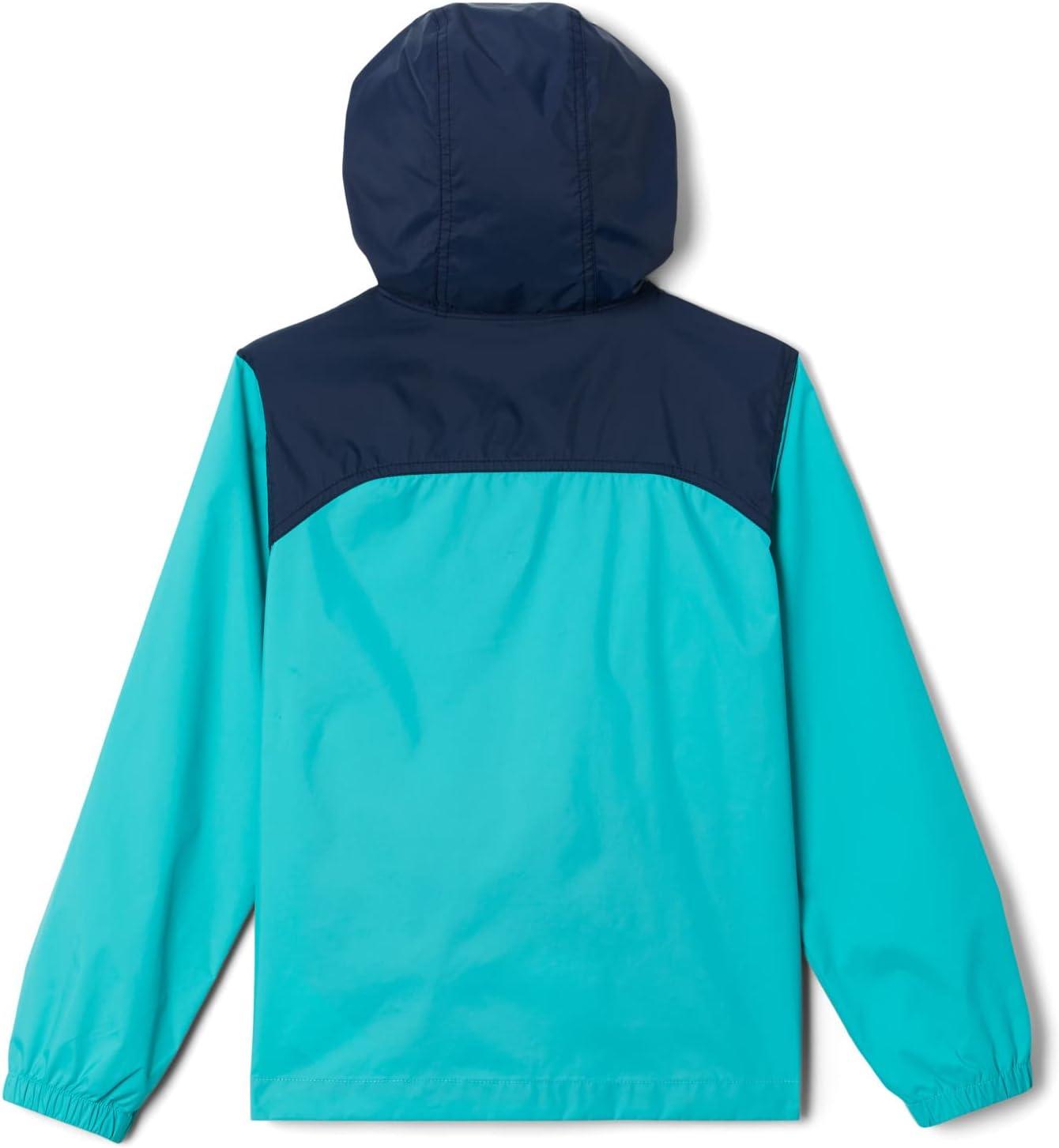 imageColumbia Youth Boys Glennaker Rain JacketBright AquaCollegiate Navy