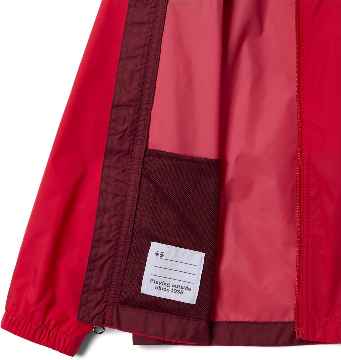 imageColumbia Youth Boys Glennaker Rain JacketMountain RedRich Wine