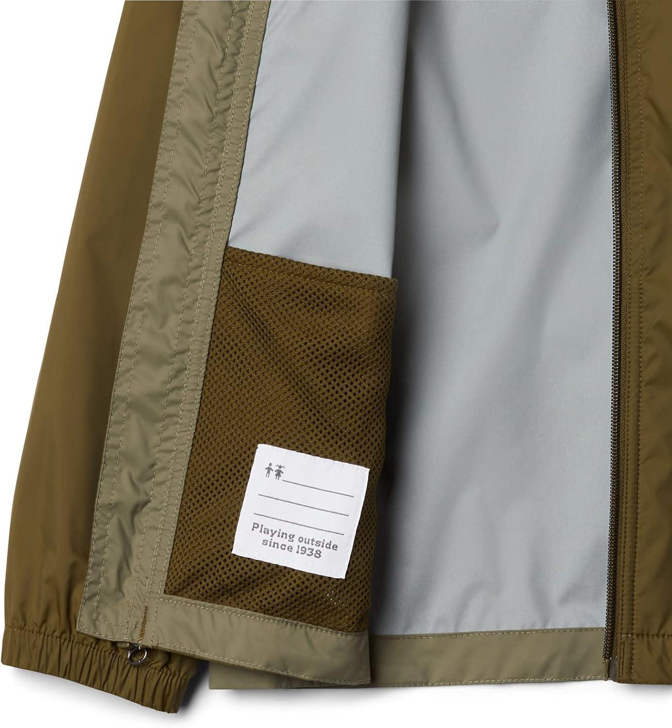 imageColumbia Youth Boys Glennaker Rain JacketNew OliveStone Green