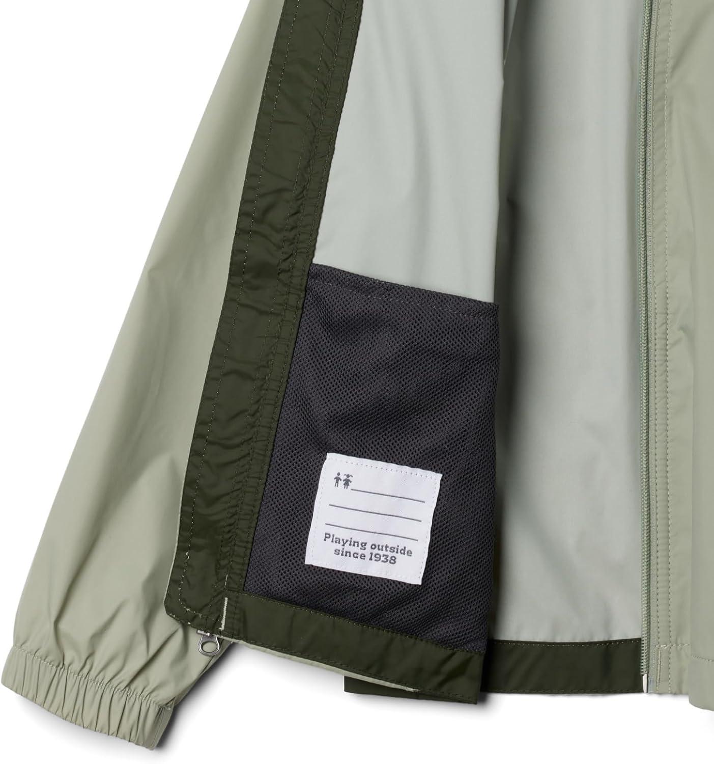 imageColumbia Youth Boys Glennaker Rain JacketSafariGreenscape