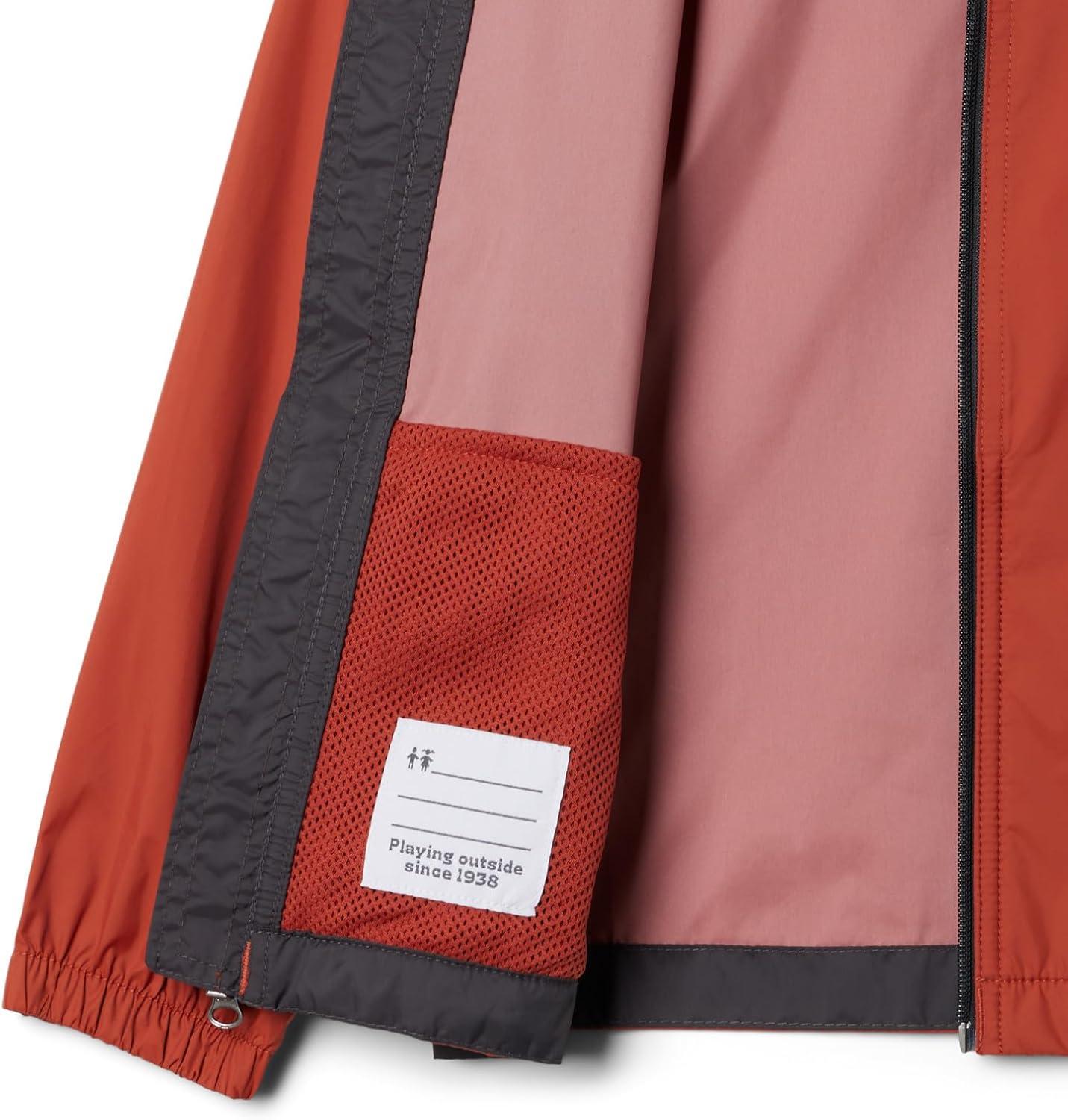 imageColumbia Youth Boys Glennaker Rain JacketWarp RedShark