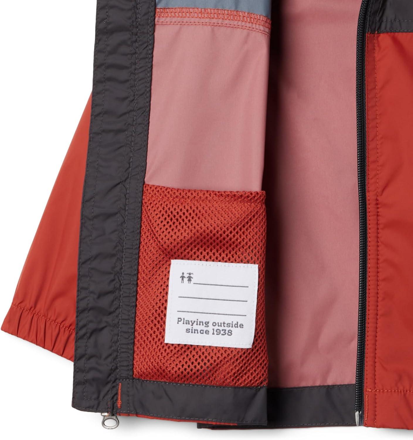 imageColumbia Youth Boys Glennaker Rain JacketWarp RedShark