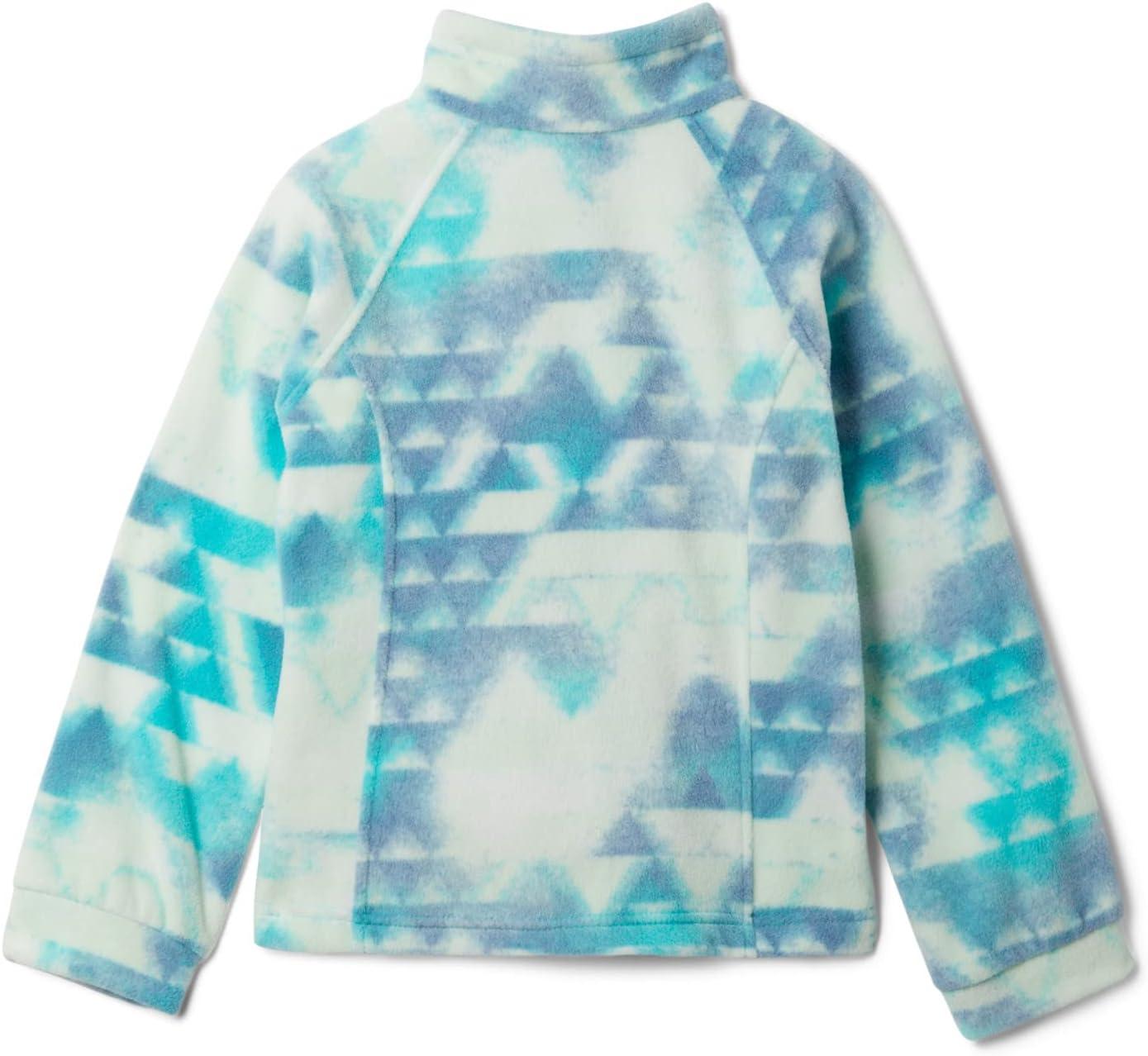 imageColumbia Youth Girls Benton Springs II Printed FleeceBright Aqua Distant Peaks