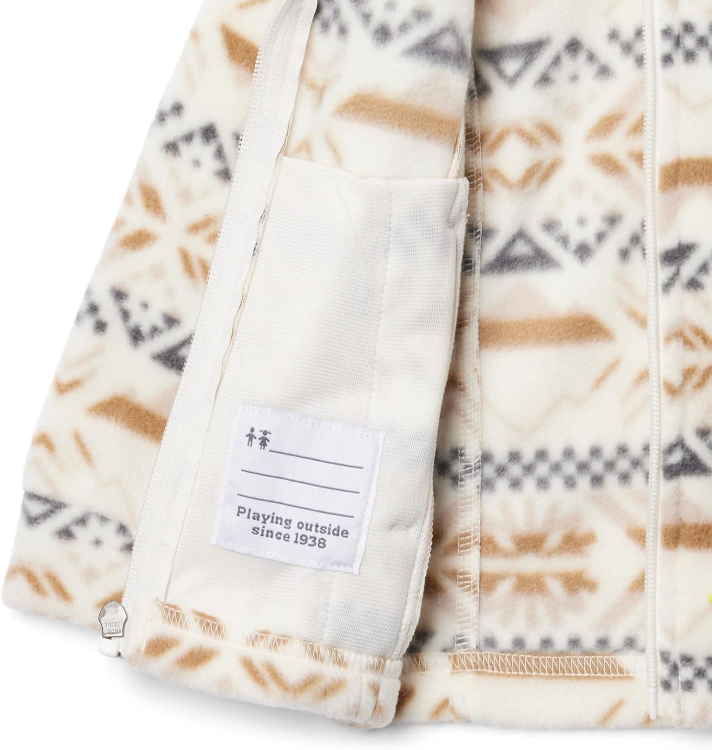 imageColumbia Youth Girls Benton Springs II Printed FleeceChalk Checkered Peaks
