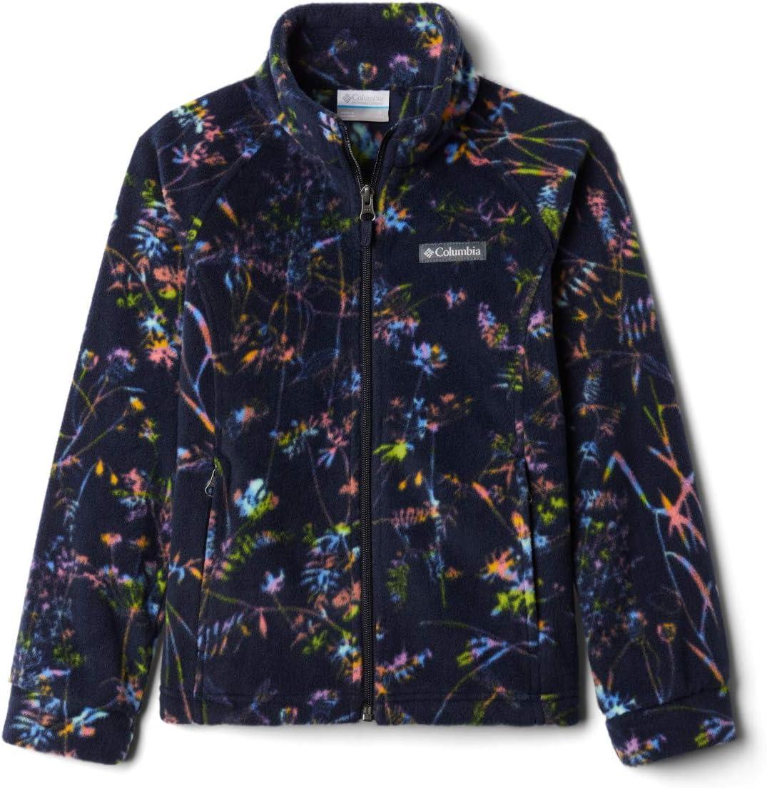 imageColumbia Youth Girls Benton Springs II Printed FleeceDark Nocturnal Art Bouquet Multi