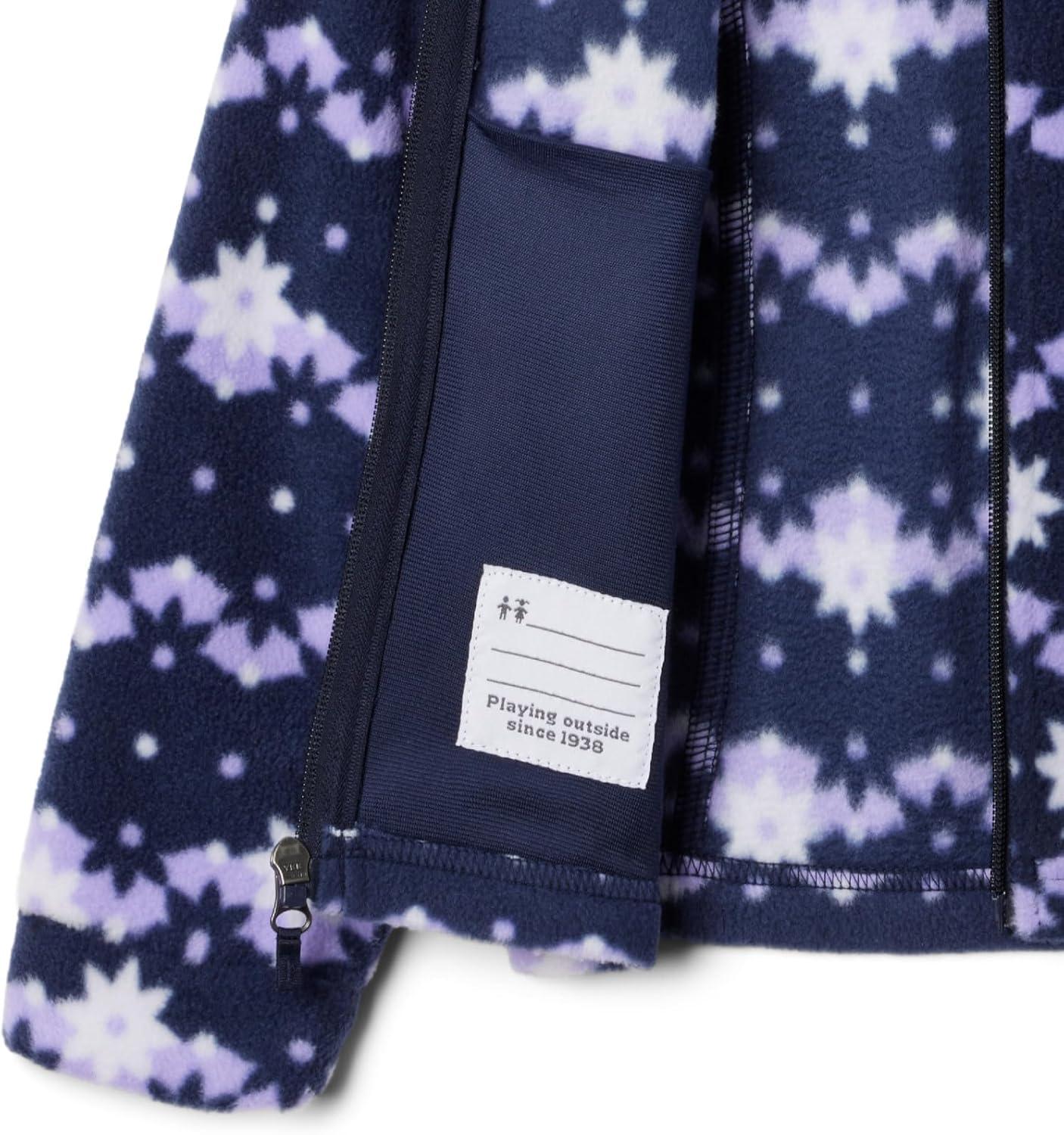 imageColumbia Youth Girls Benton Springs II Printed FleeceDark Nocturnal Daisy Dot
