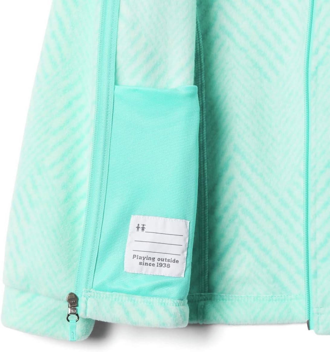 imageColumbia Youth Girls Benton Springs II Printed FleeceDolphin Chevron Print