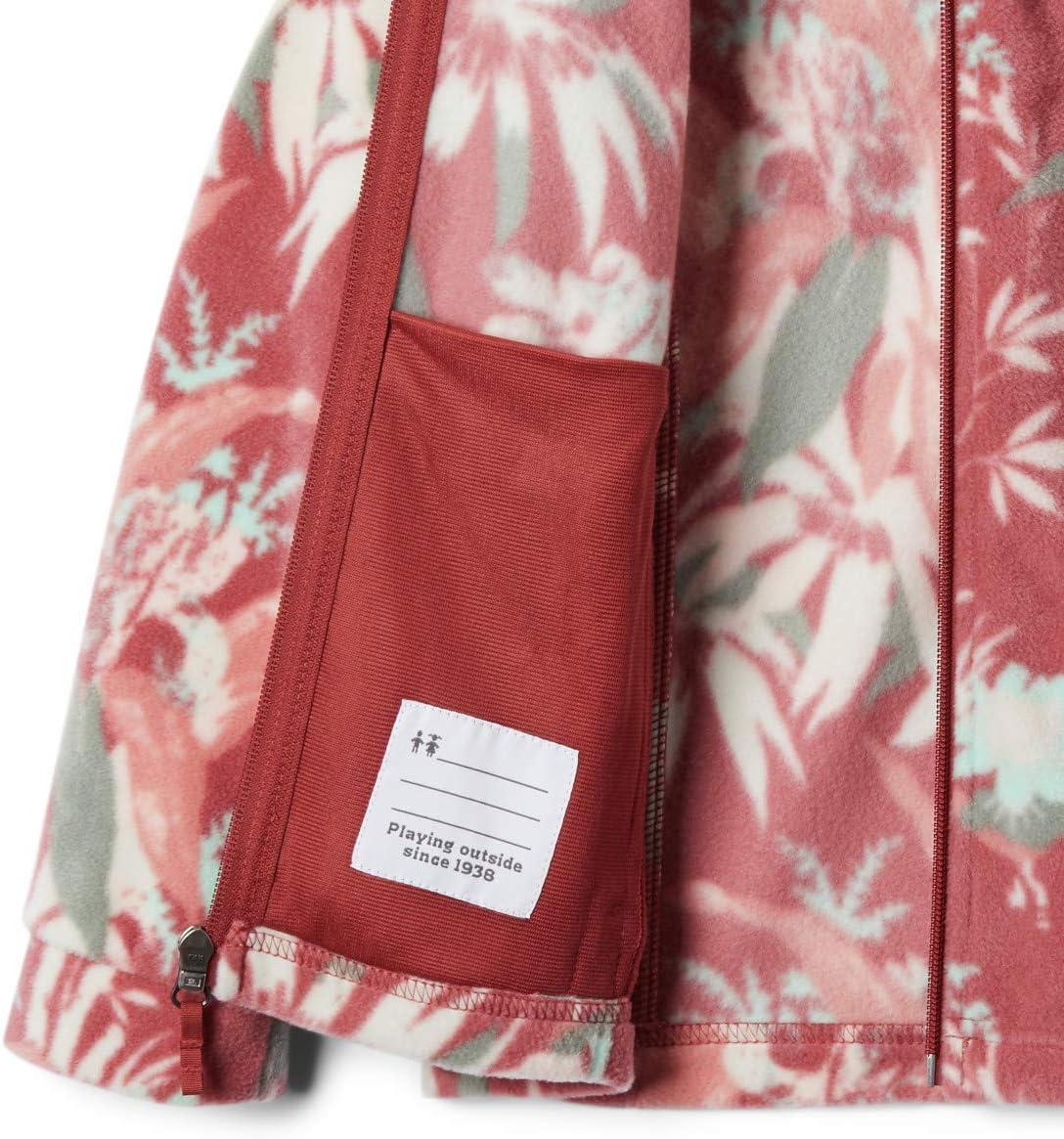 imageColumbia Youth Girls Benton Springs II Printed FleeceDusty Crimson Magnolia Floral