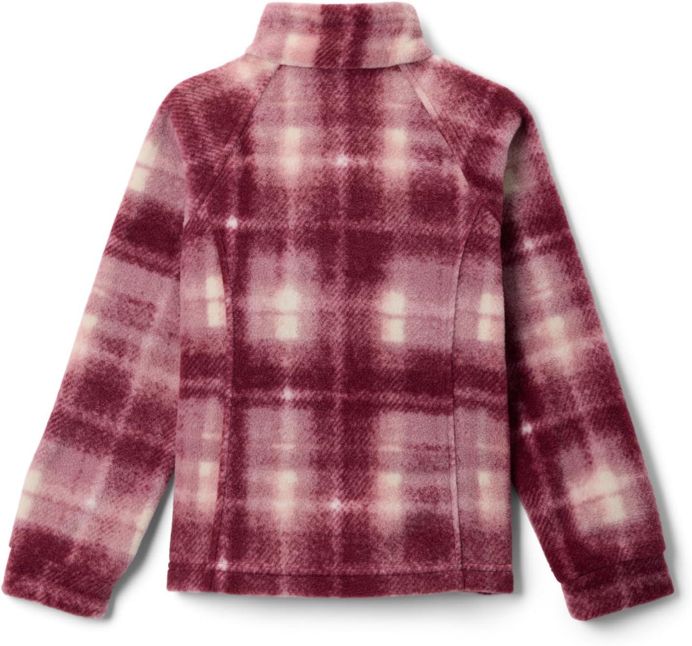 imageColumbia Youth Girls Benton Springs II Printed FleeceEraser Pink Omblur