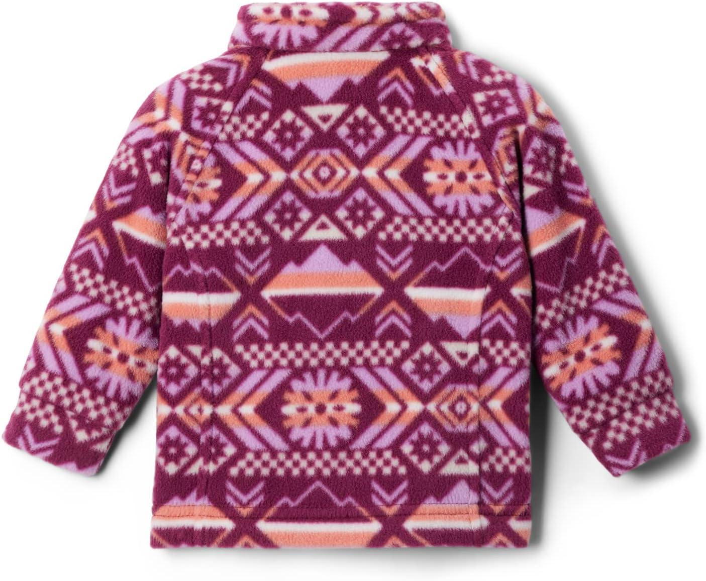 imageColumbia Youth Girls Benton Springs II Printed FleeceMarionberry Checkered Peaks
