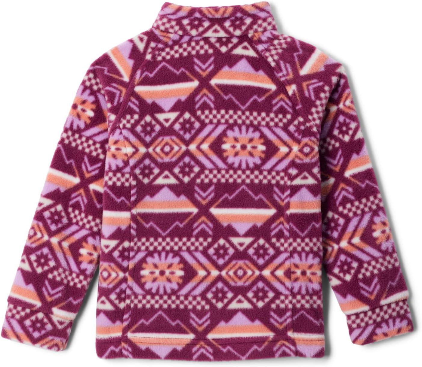 imageColumbia Youth Girls Benton Springs II Printed FleeceMarionberry Checkered Peaks