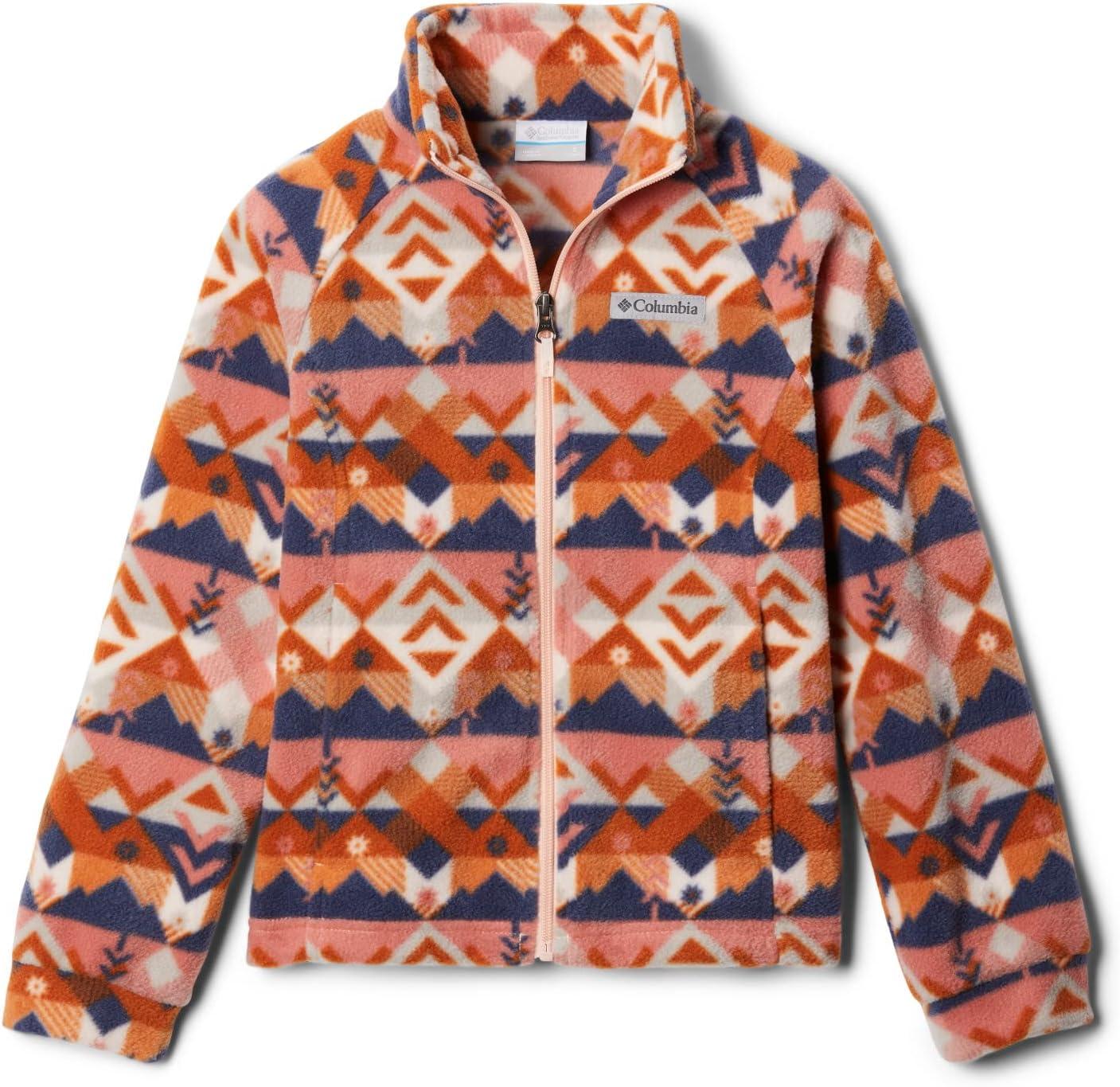 imageColumbia Youth Girls Benton Springs II Printed FleecePeach Blossom Checkpoint