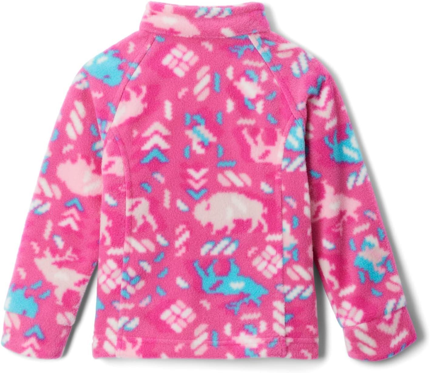 imageColumbia Youth Girls Benton Springs II Printed FleecePink Ice Buffaloroam