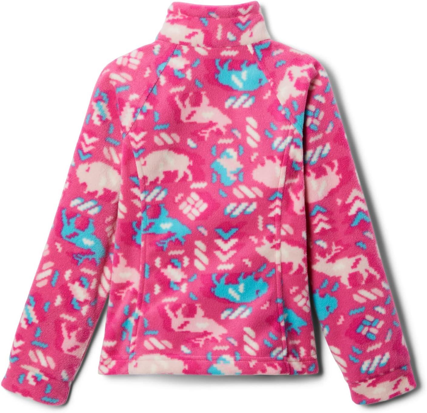 imageColumbia Youth Girls Benton Springs II Printed FleecePink Ice Buffaloroam
