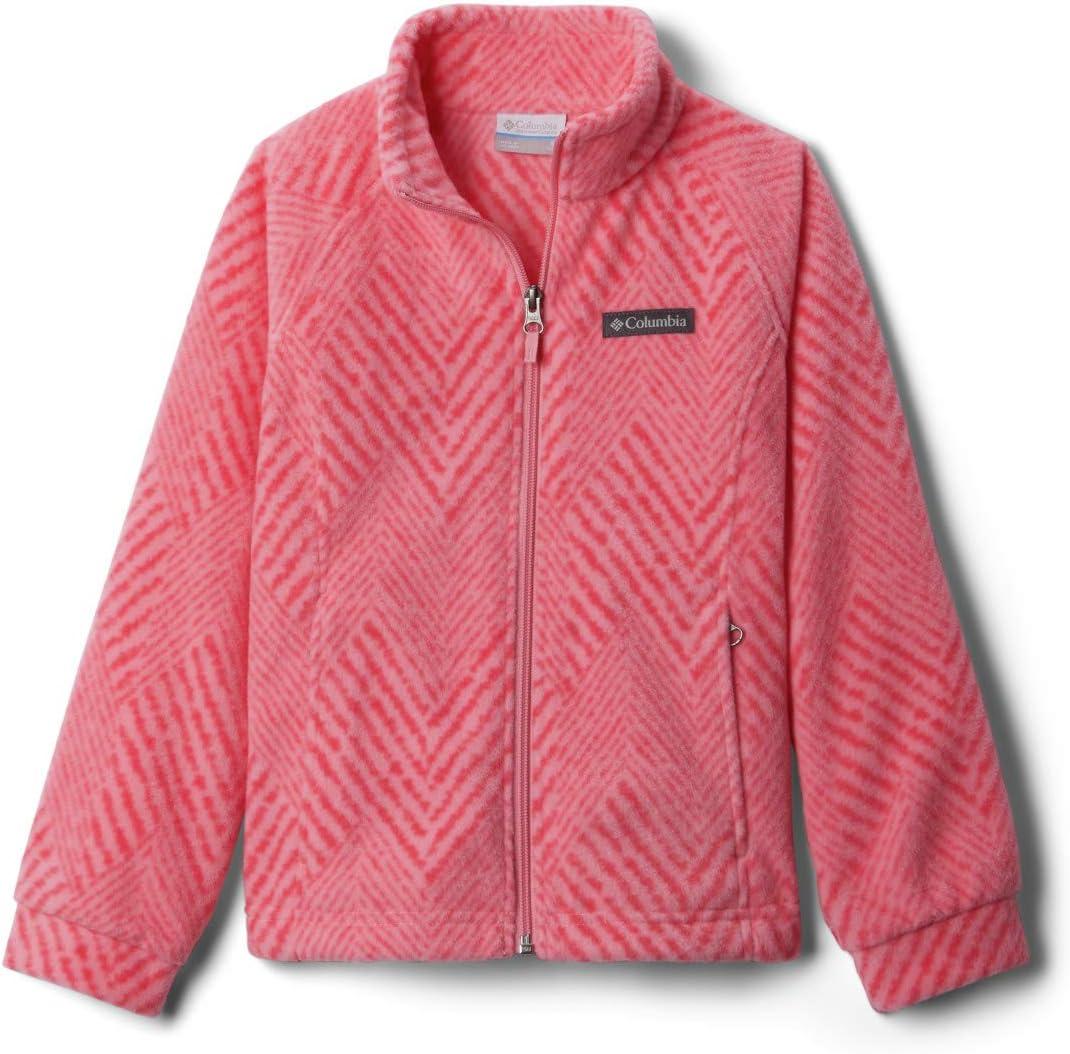 imageColumbia Youth Girls Benton Springs II Printed FleecePink Orchid Chevron Print