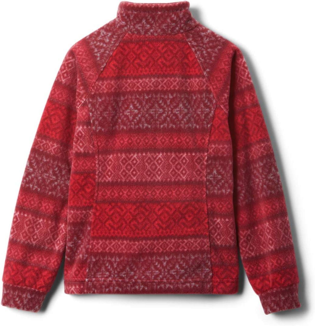 imageColumbia Youth Girls Benton Springs II Printed FleeceRed Lily Fair Isle Dot Print