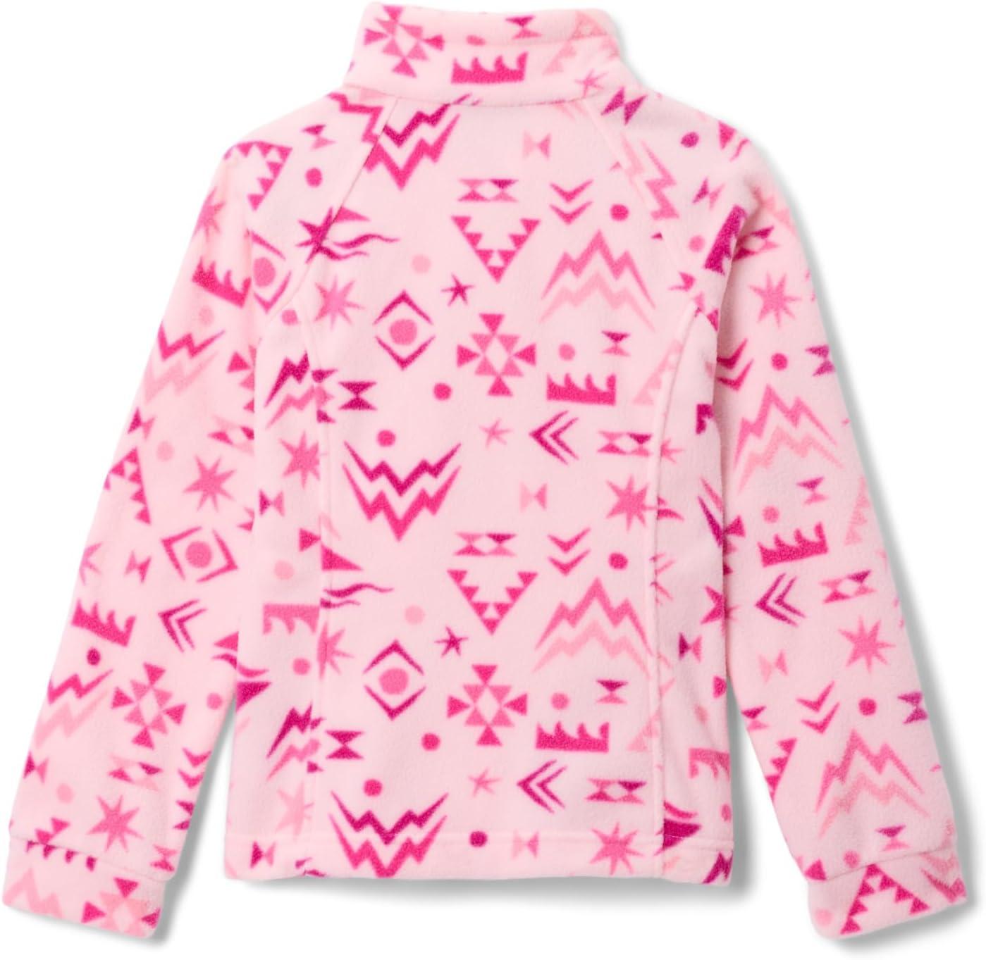 imageColumbia Youth Girls Benton Springs II Printed FleeceSatin Pink Peaked